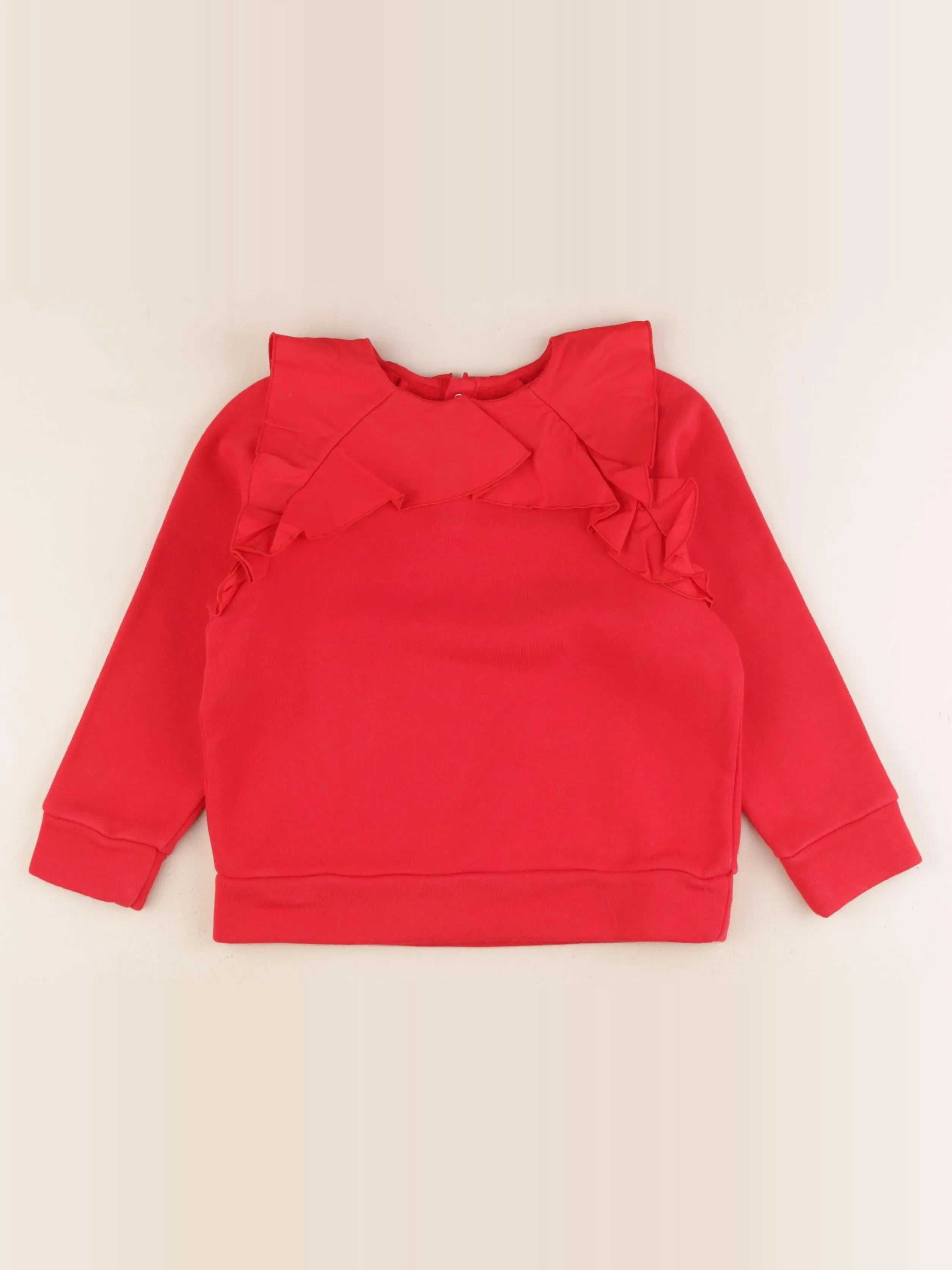 Jacadi - sweat rouge - 6 ans