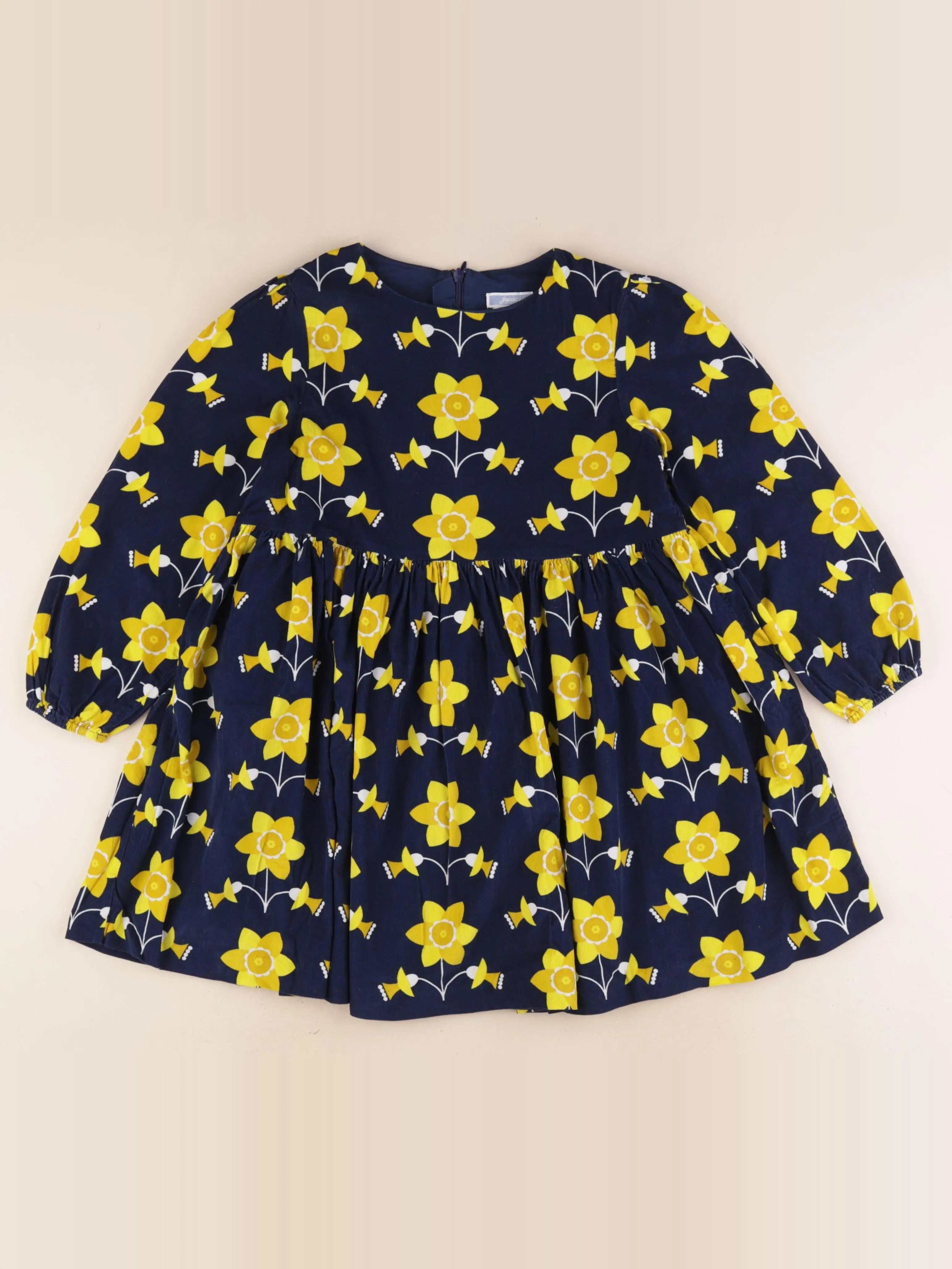 Jacadi - robe bleu, jaune - 8 ans