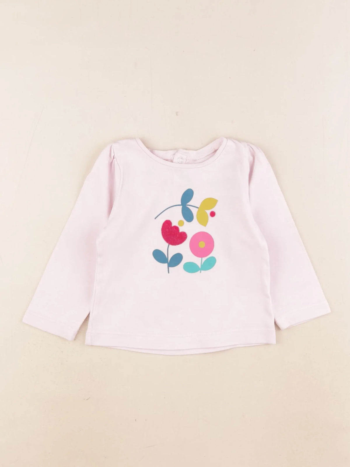 Jacadi - tee-shirt rose - 1 an