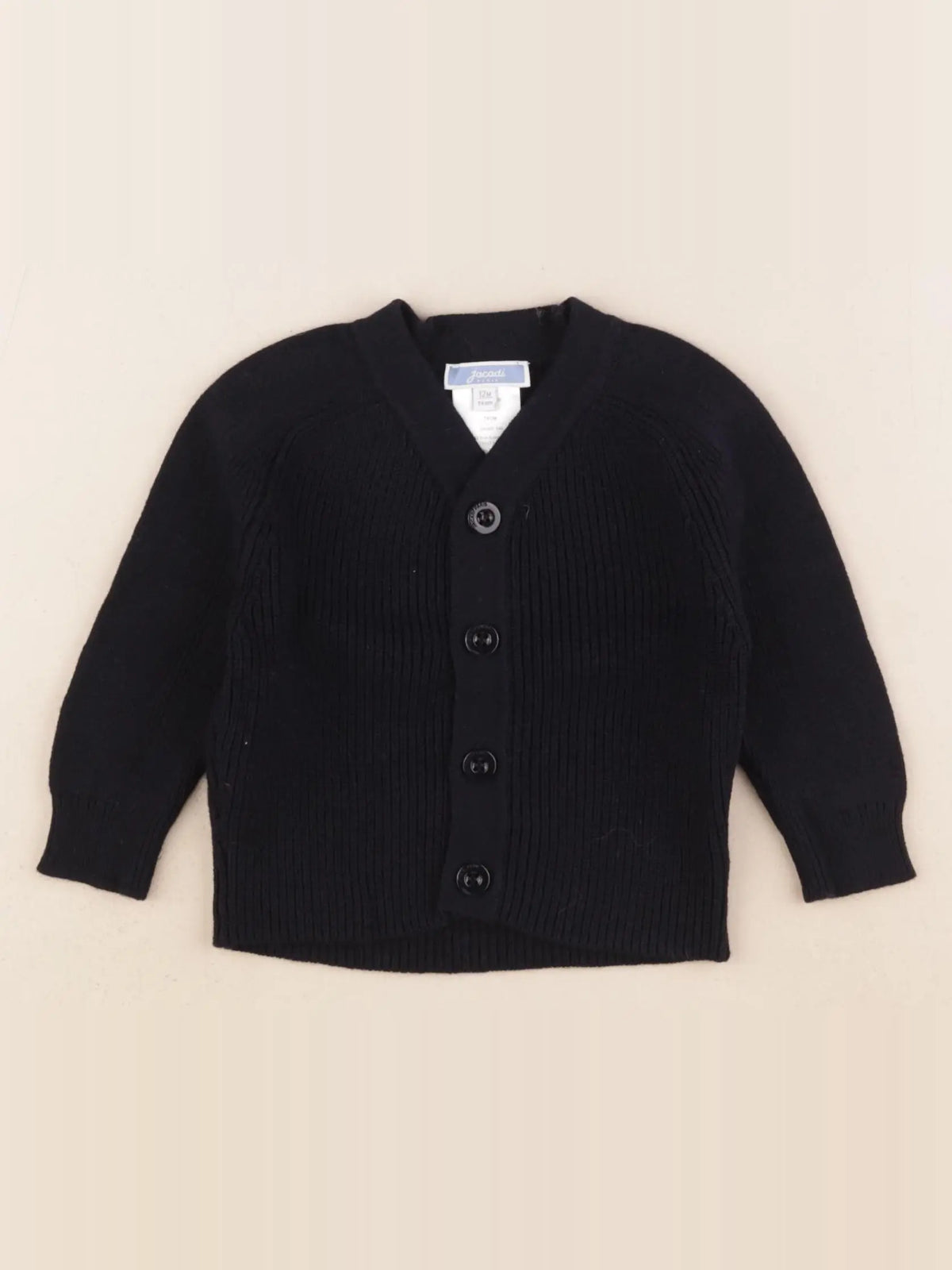 Jacadi - gilet bleu - 12 mois