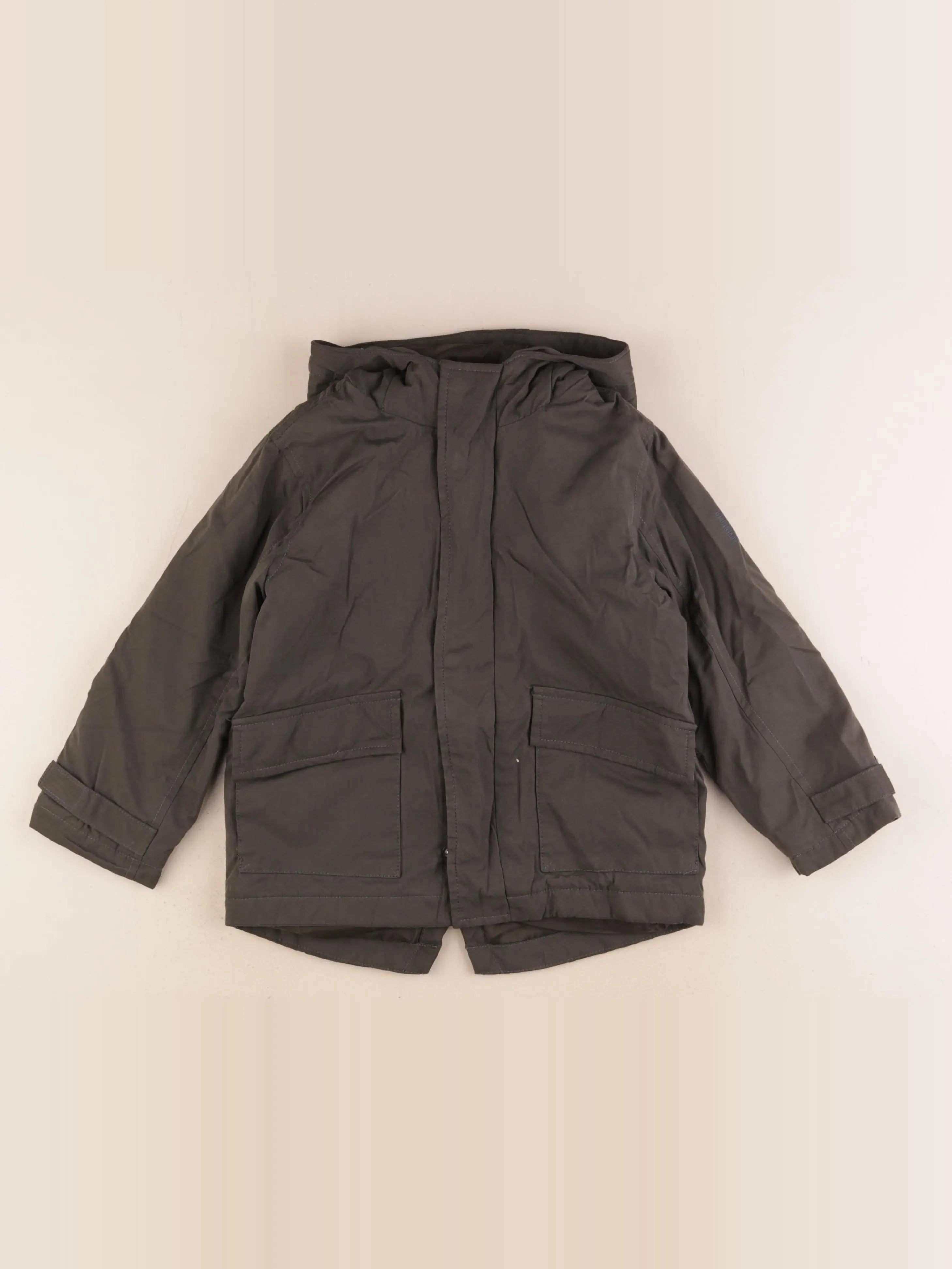 Vertbaudet - parka vert - 4 ans