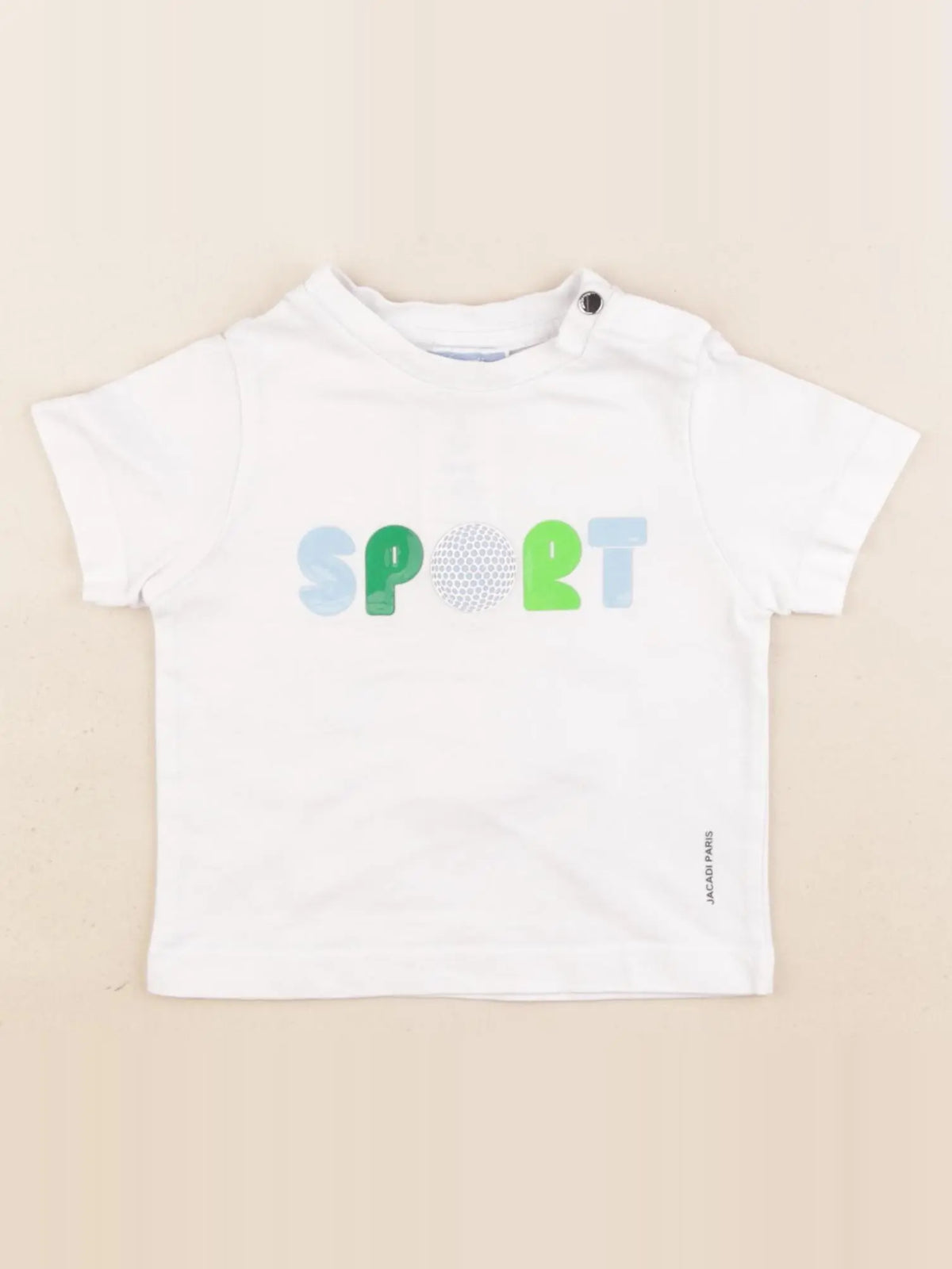 Jacadi - tee-shirt blanc - 12 mois
