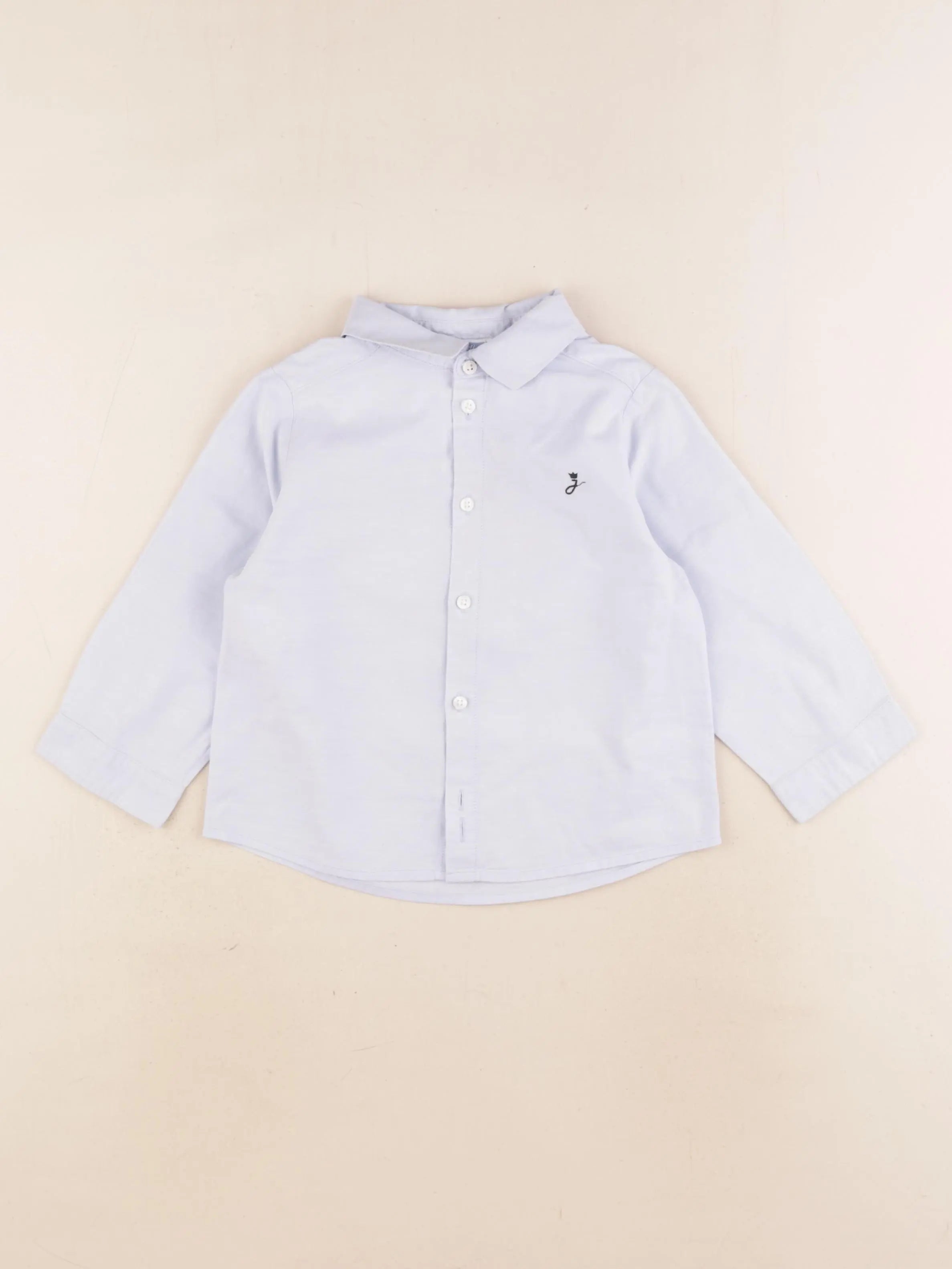 Jacadi - chemise bleu - 24 mois