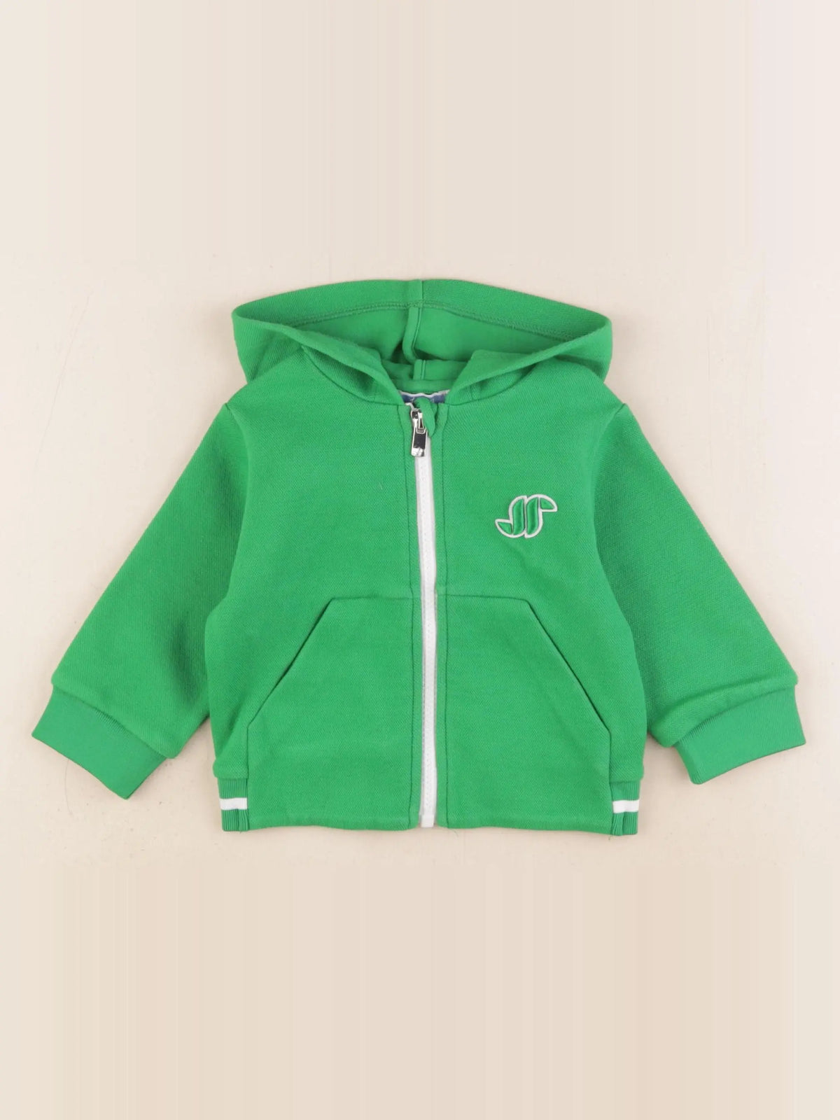 Jacadi - sweat vert - 12 mois