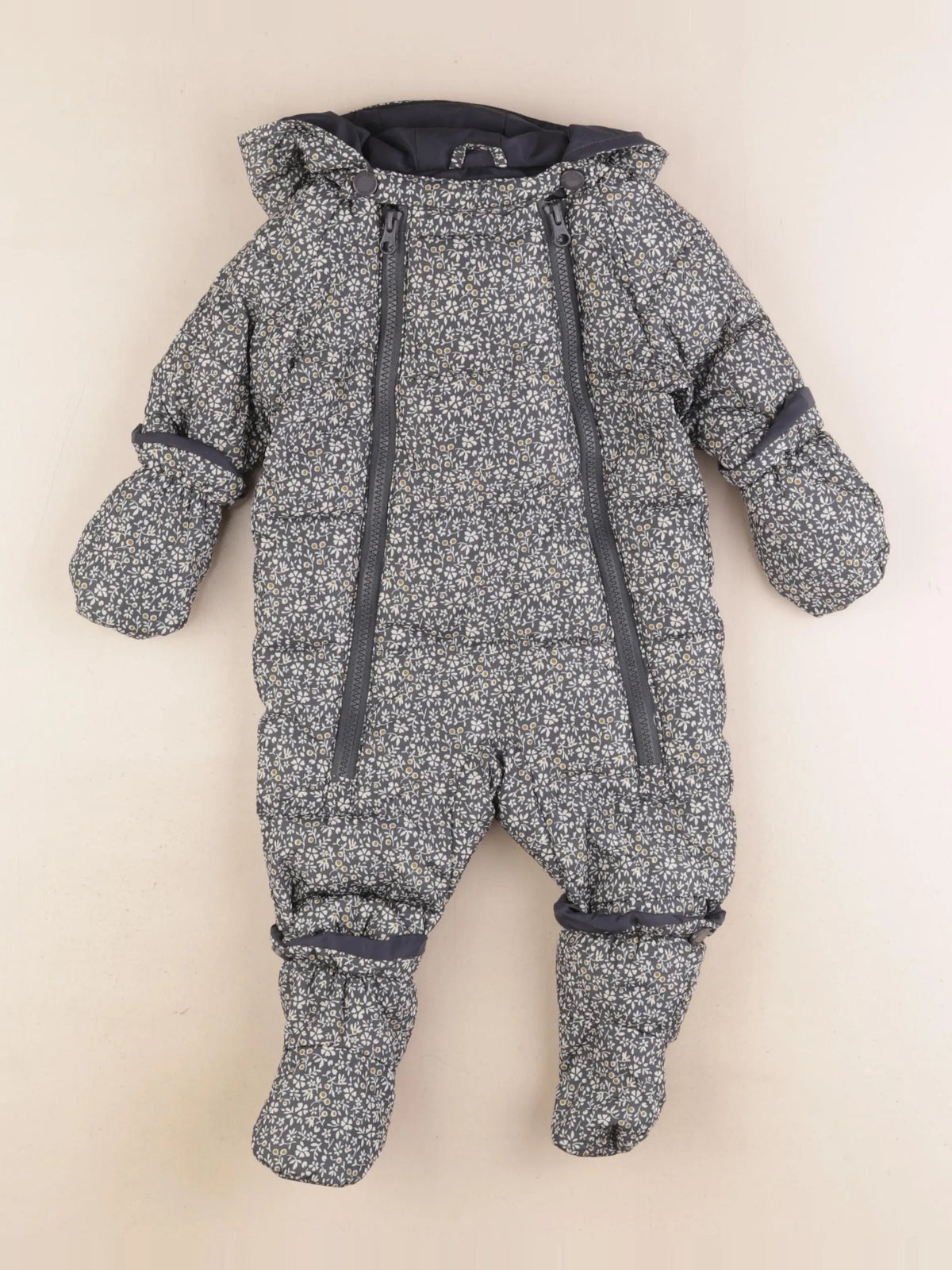 Rylee + Cru - combi-pilote gris - 3/6 mois