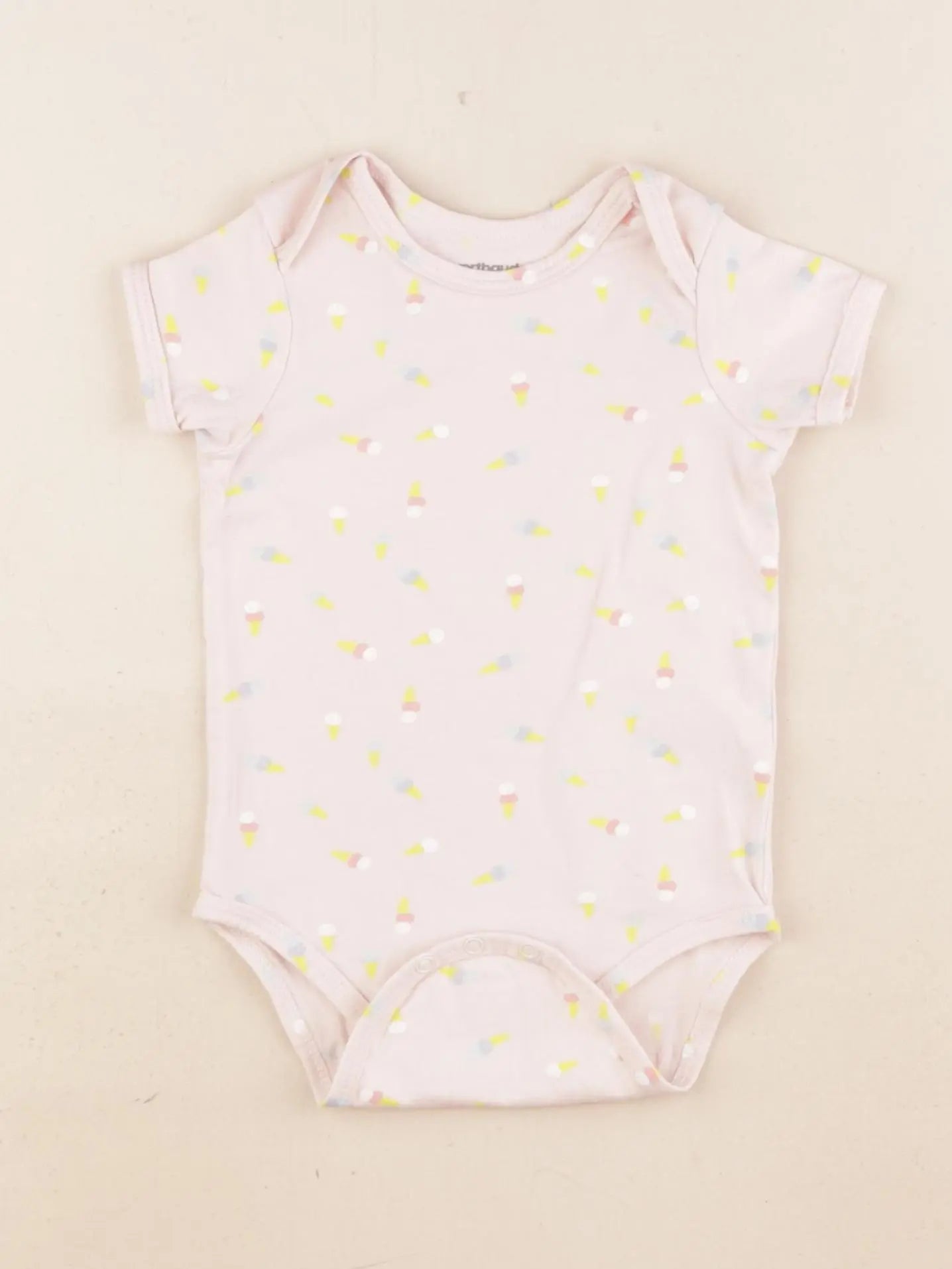 Vertbaudet - body rose - 9 mois