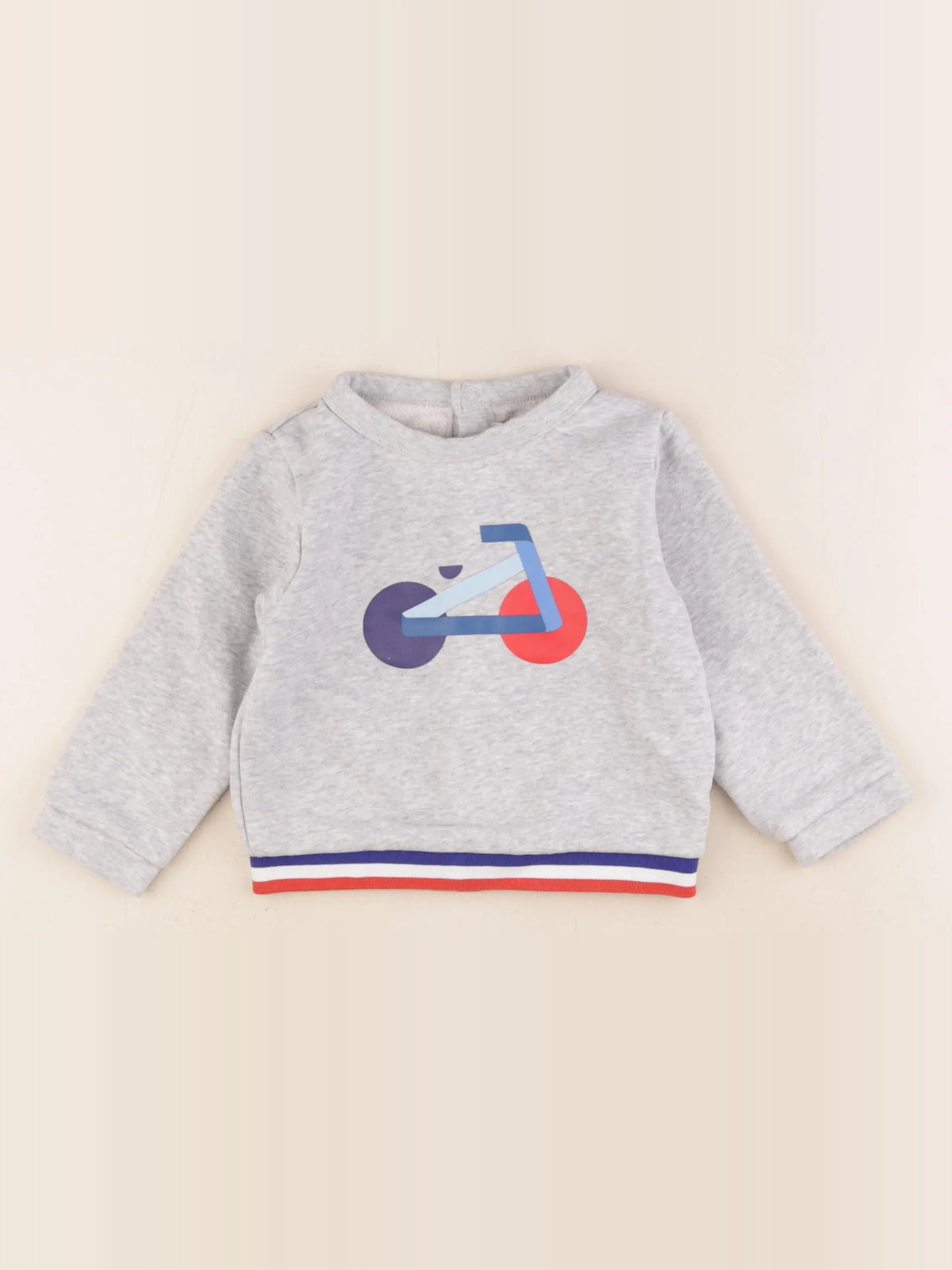 Jacadi - sweat gris - 24 mois