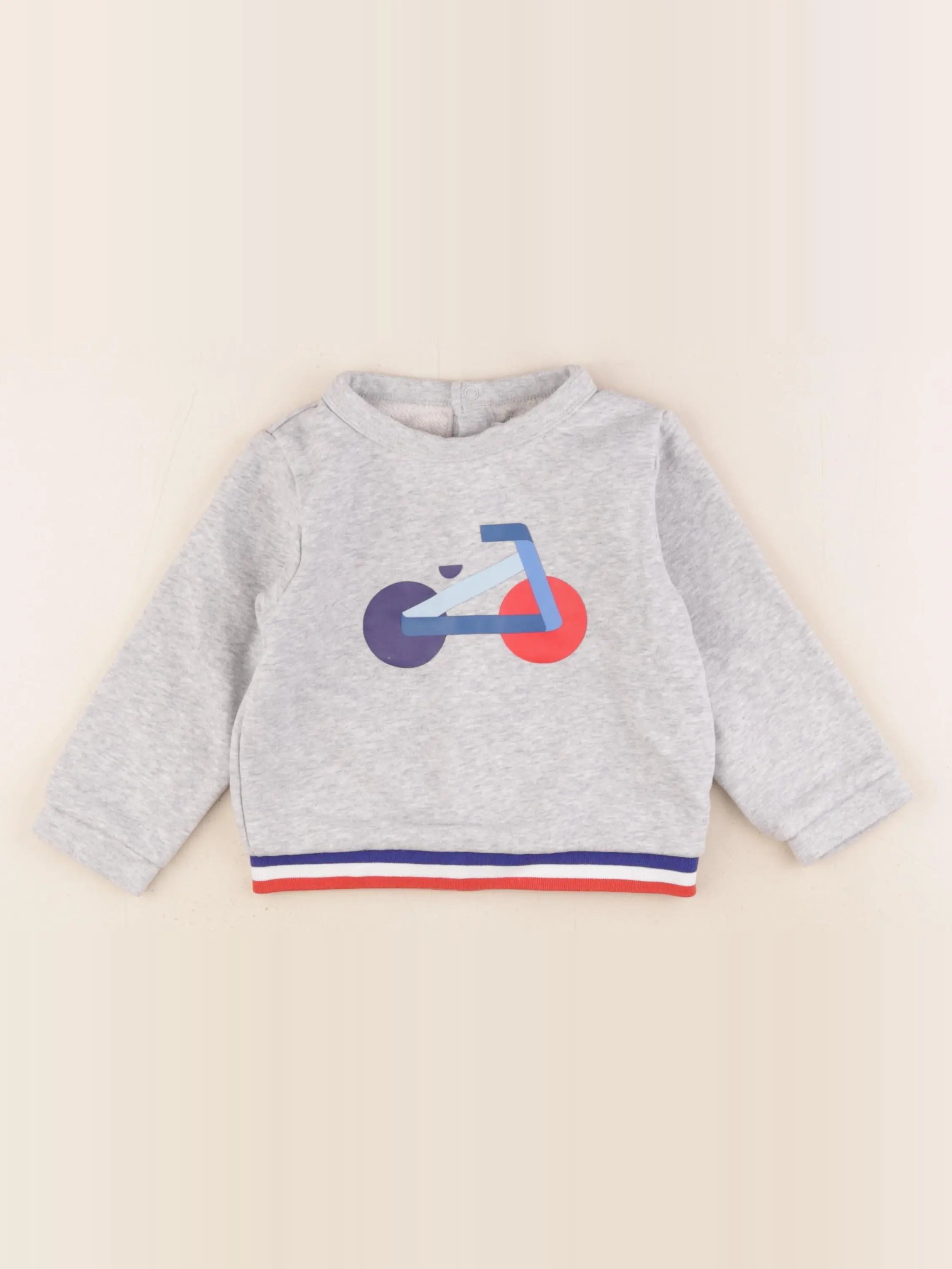 Jacadi - sweat gris - 24 mois