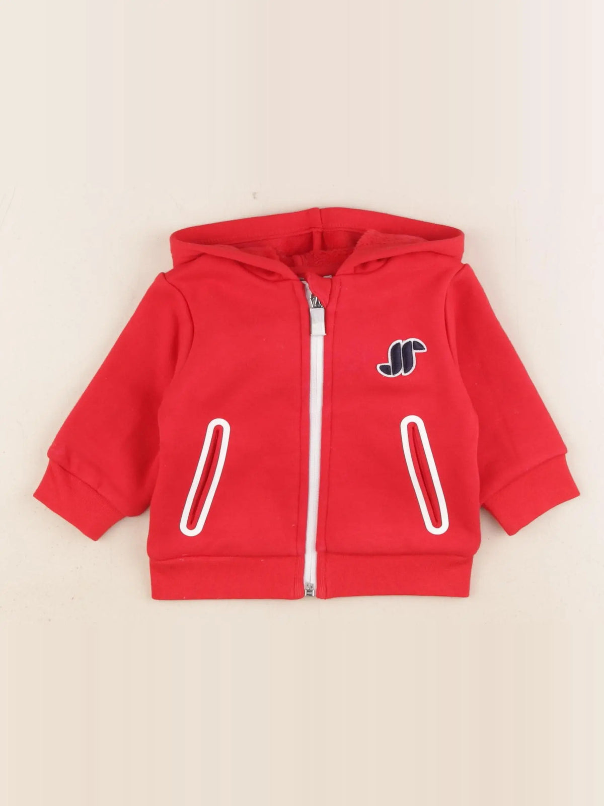 Jacadi - sweat rouge - 6 mois