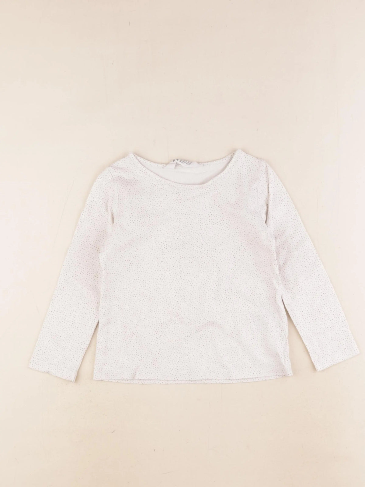 H&M - tee-shirt beige - 3/4 ans