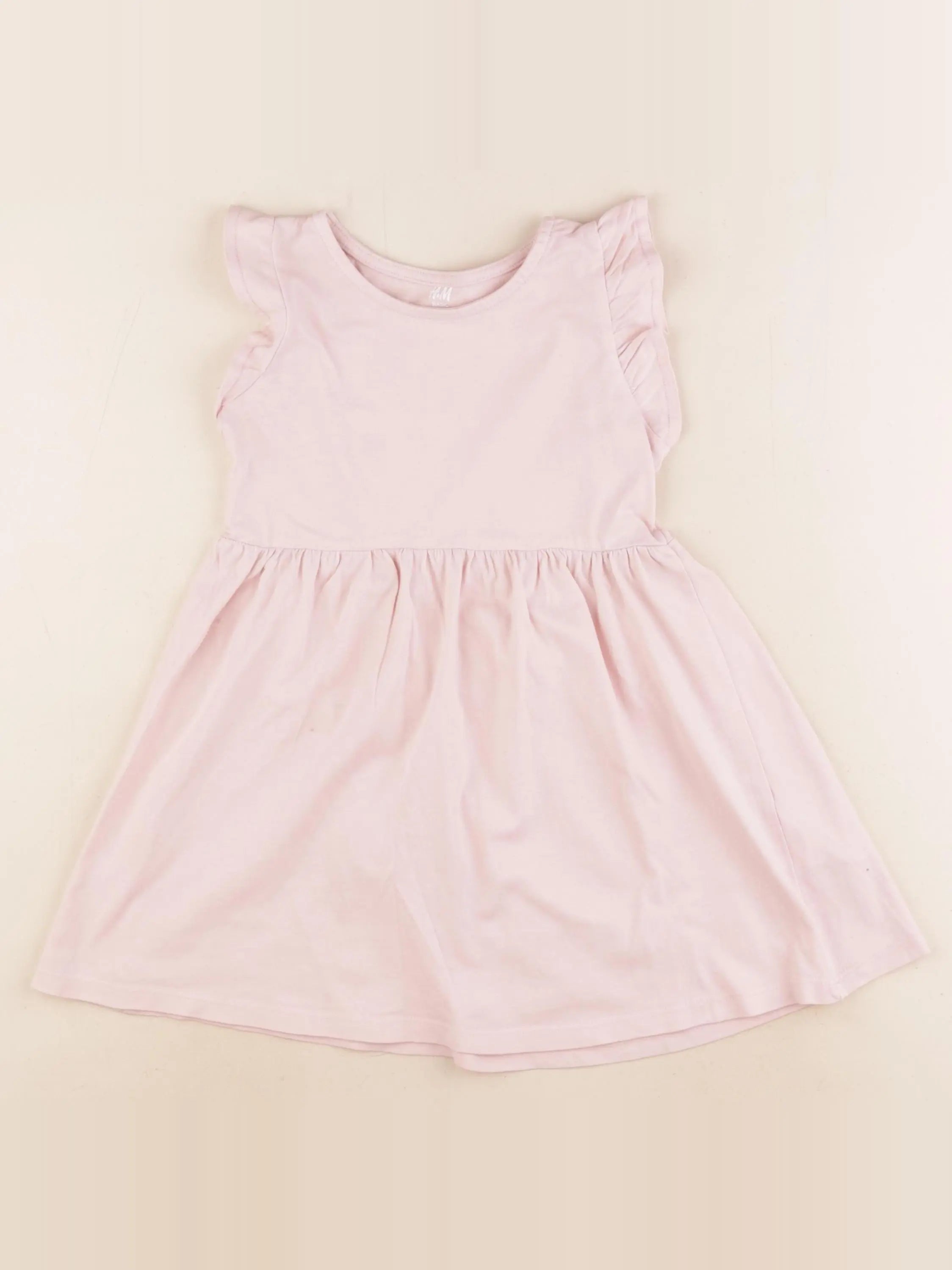 H&M - robe rose - 3/4 ans