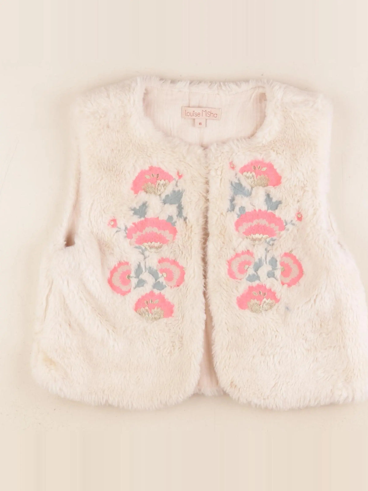 Louise Misha - gilet beige - 6 ans