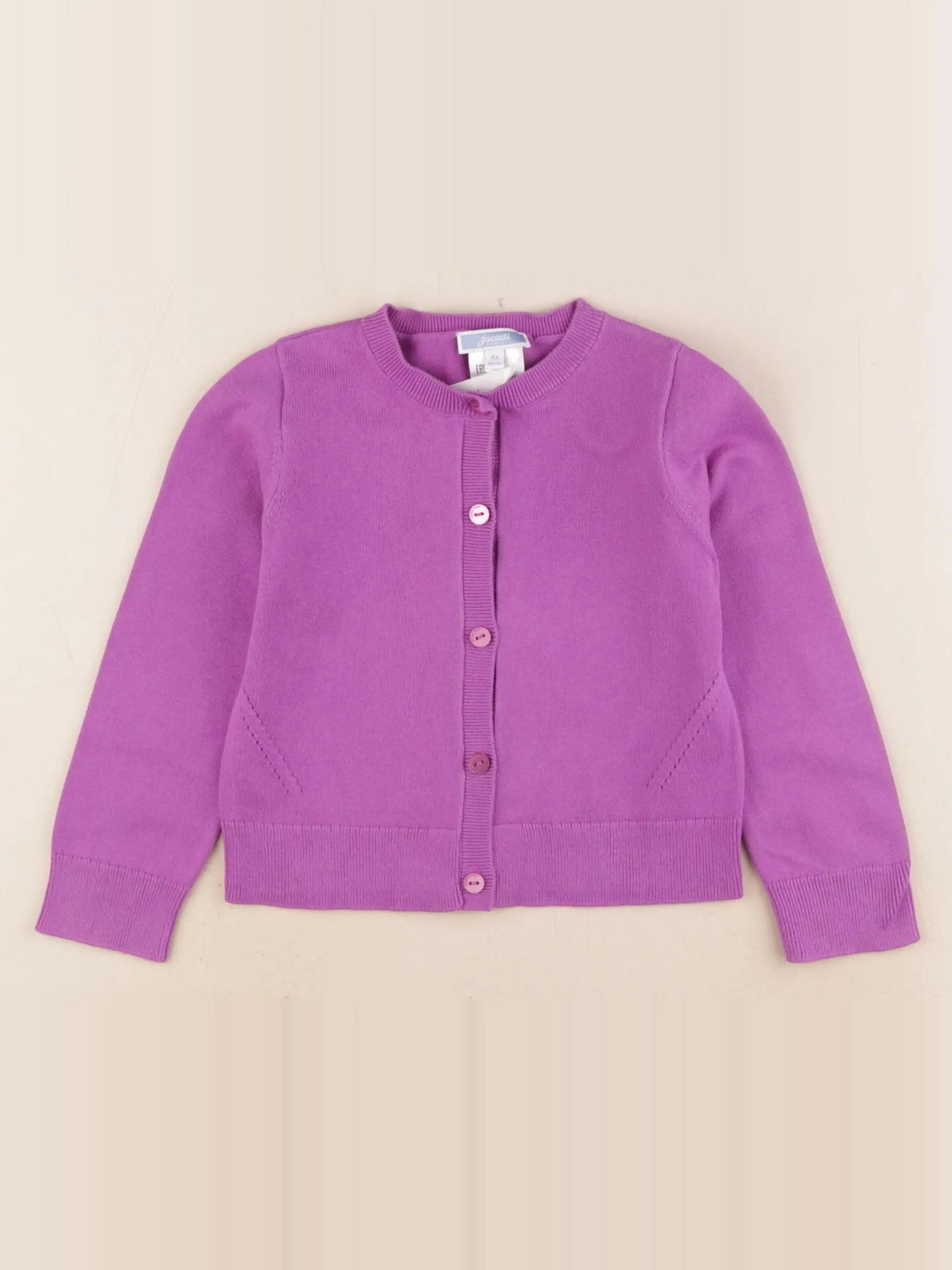 Jacadi - gilet violet - 4 ans