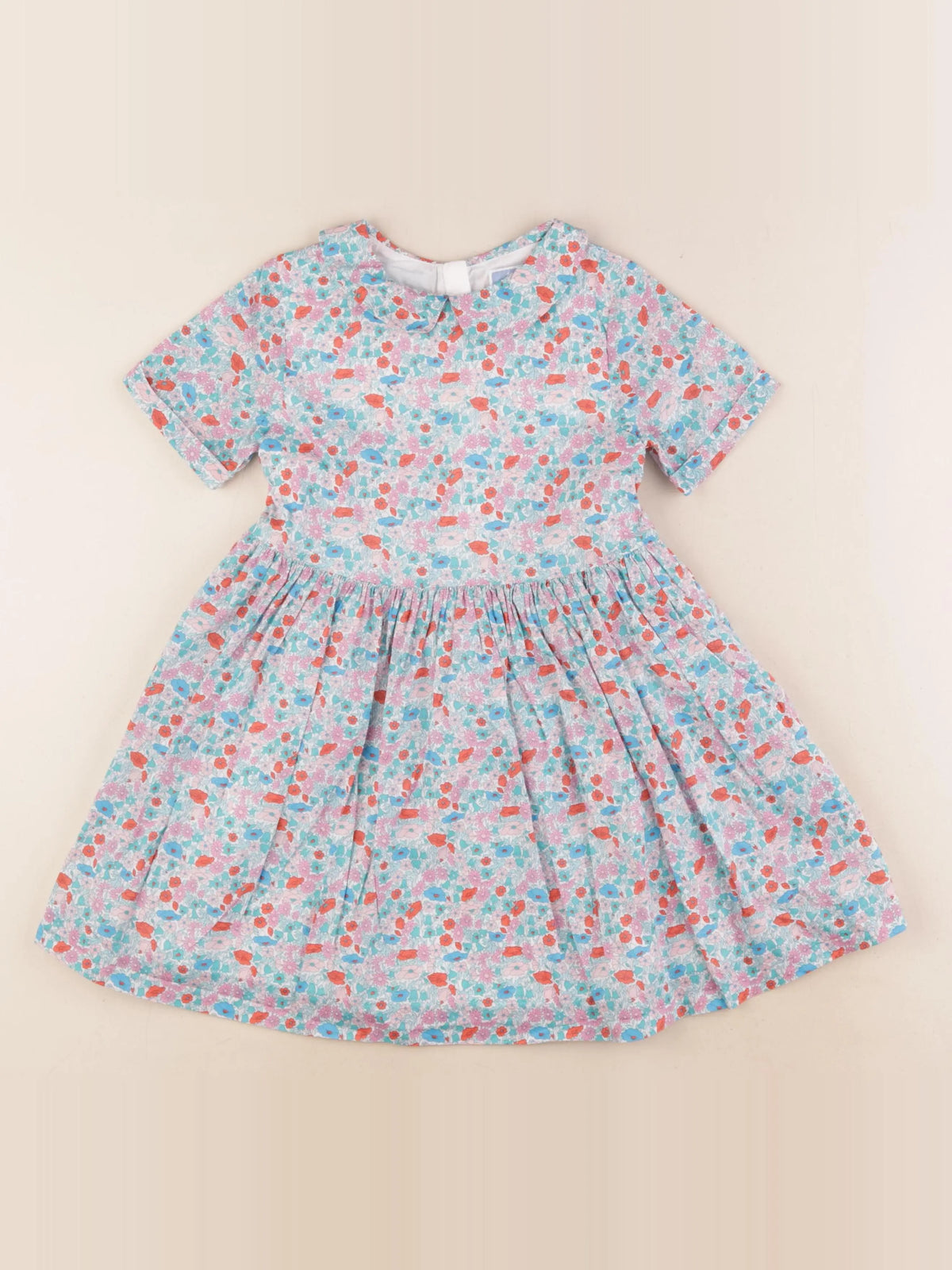 Jacadi - robe liberty multicolore - 5 ans