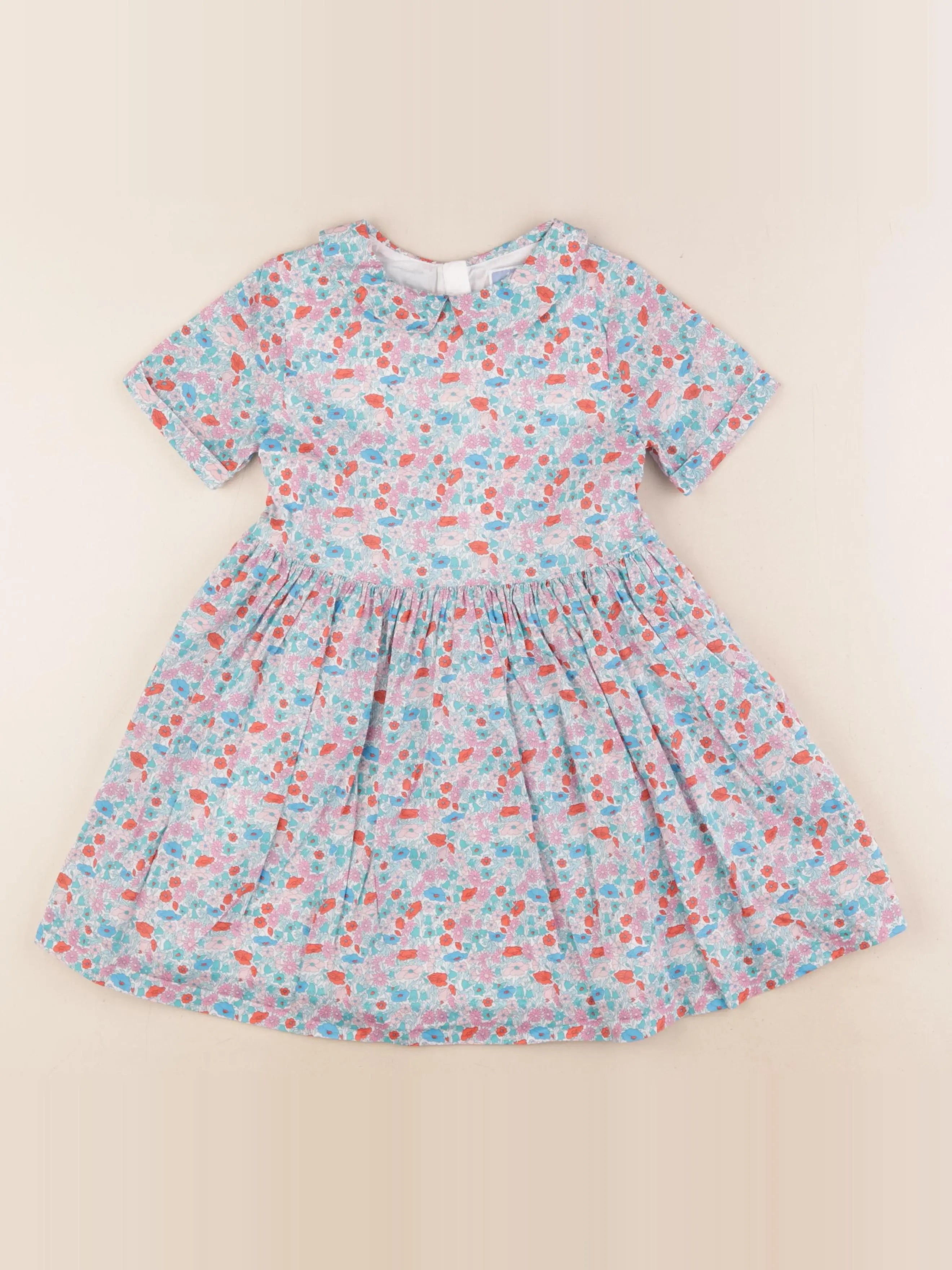 Jacadi - robe liberty multicolore - 5 ans