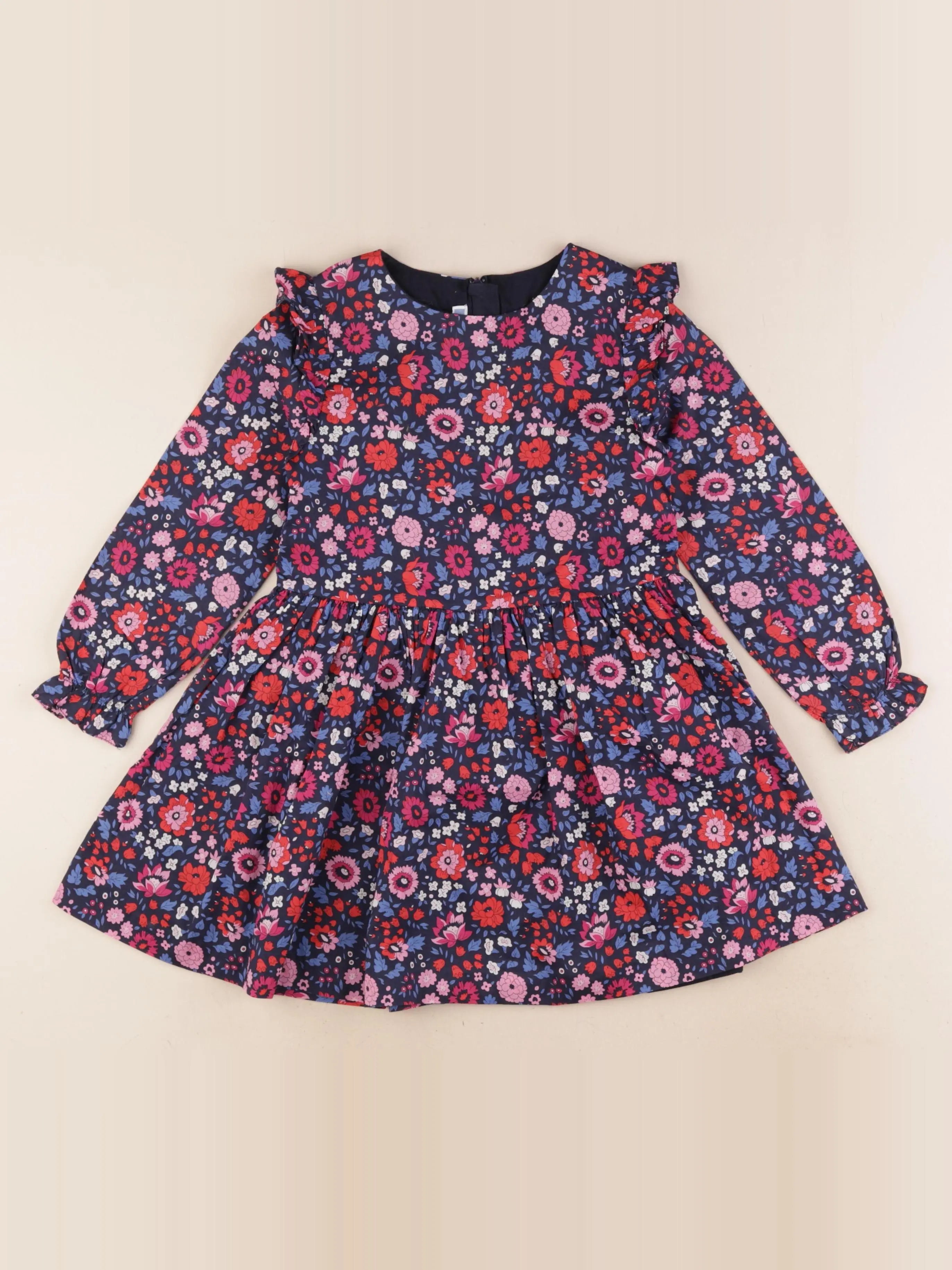 Jacadi - robe liberty multicolore - 5 ans