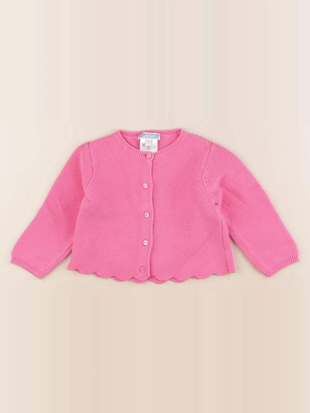 Jacadi - gilet rose - 18 mois