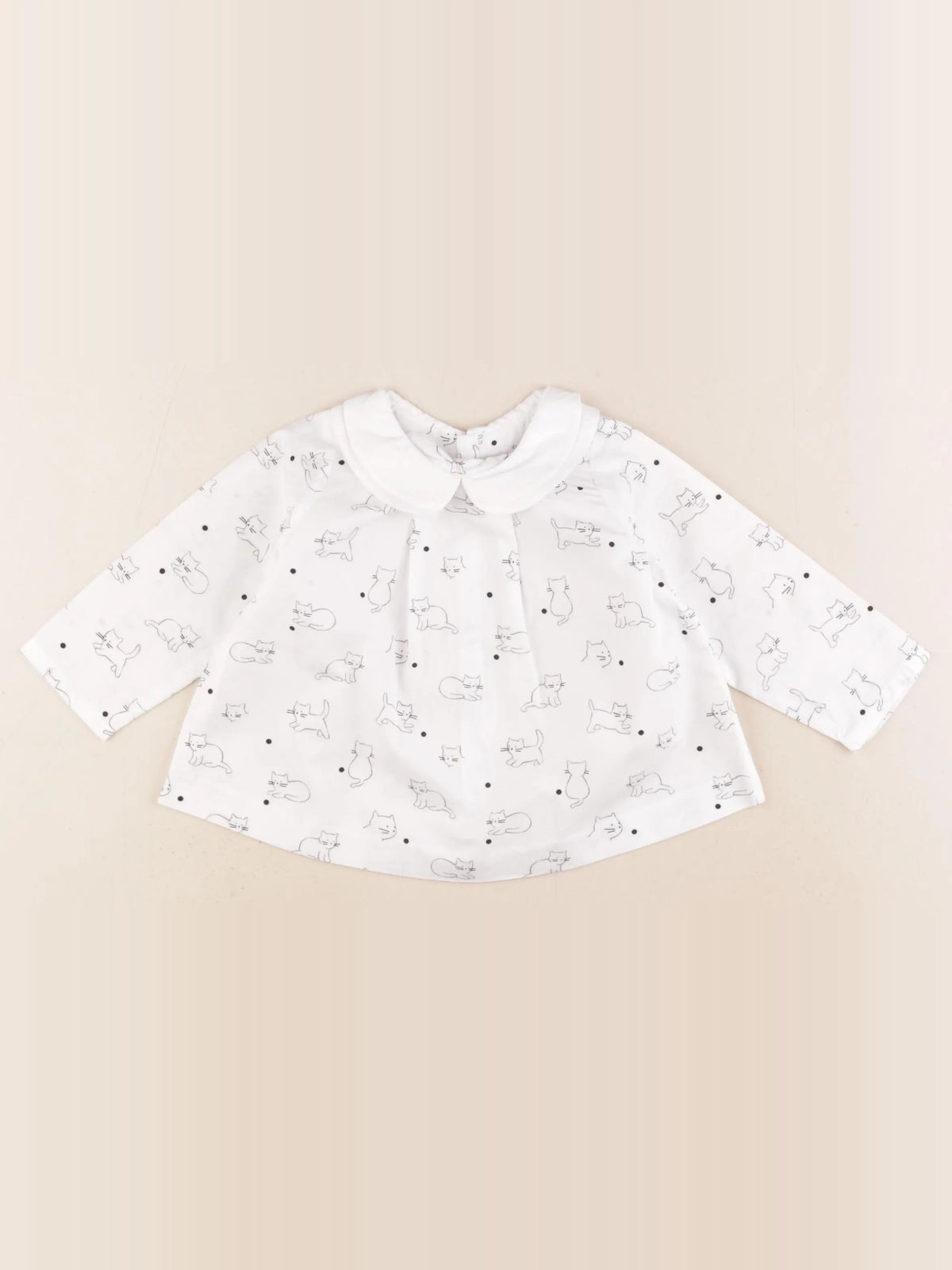 Jacadi - blouse blanc - 12 mois