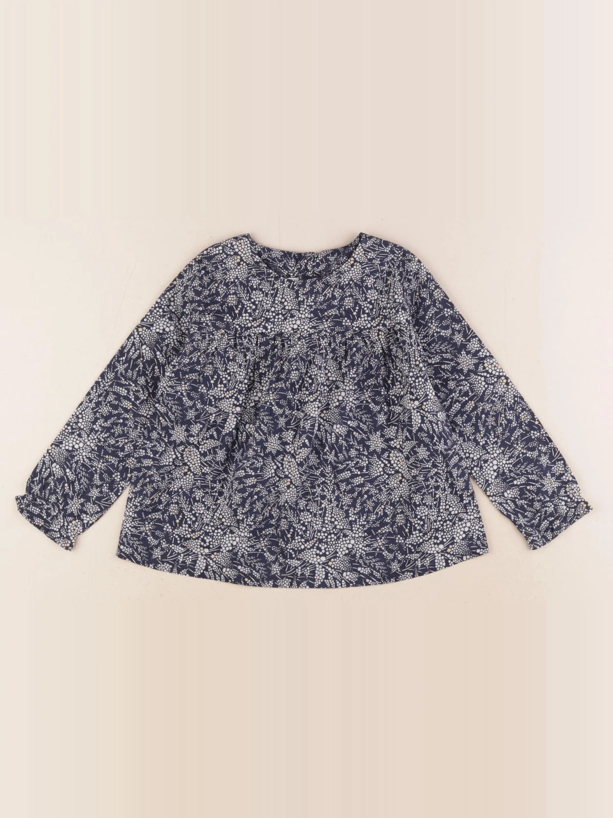 Jacadi - blouse liberty bleu - 3 ans