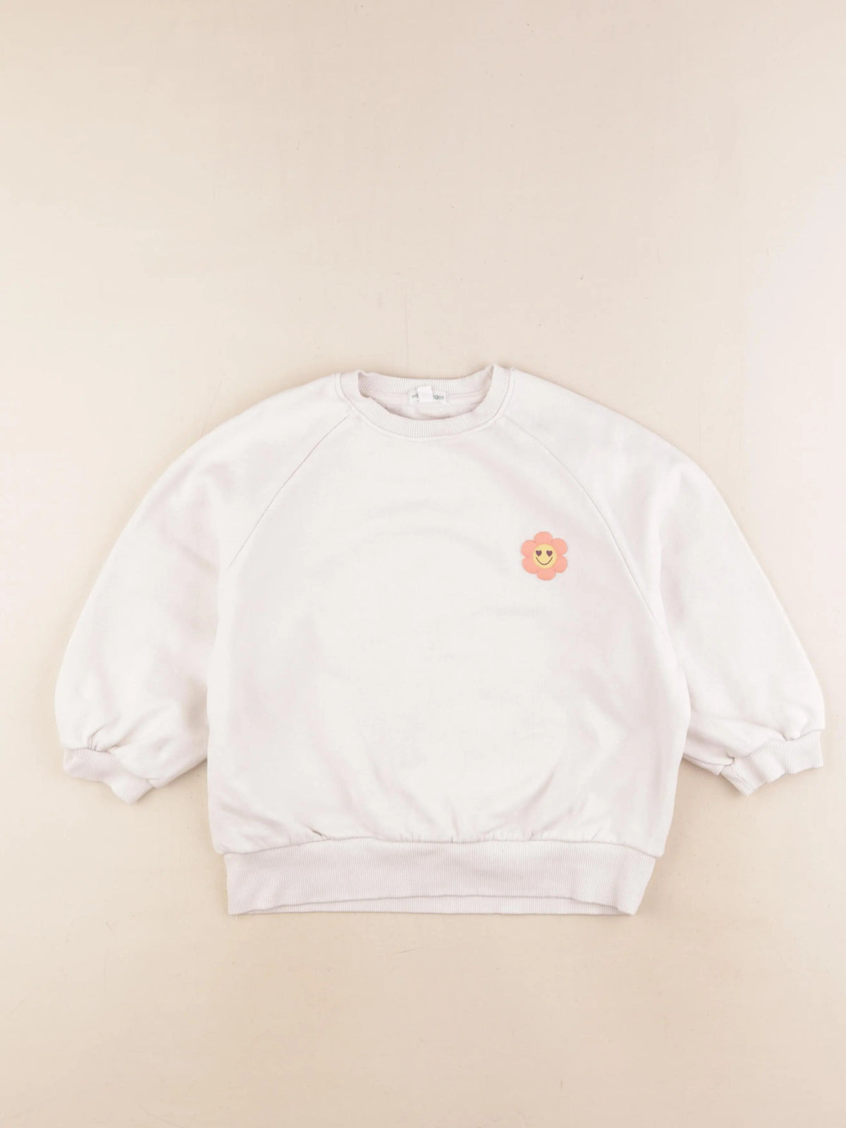 Vertbaudet - sweat blanc - 4 ans