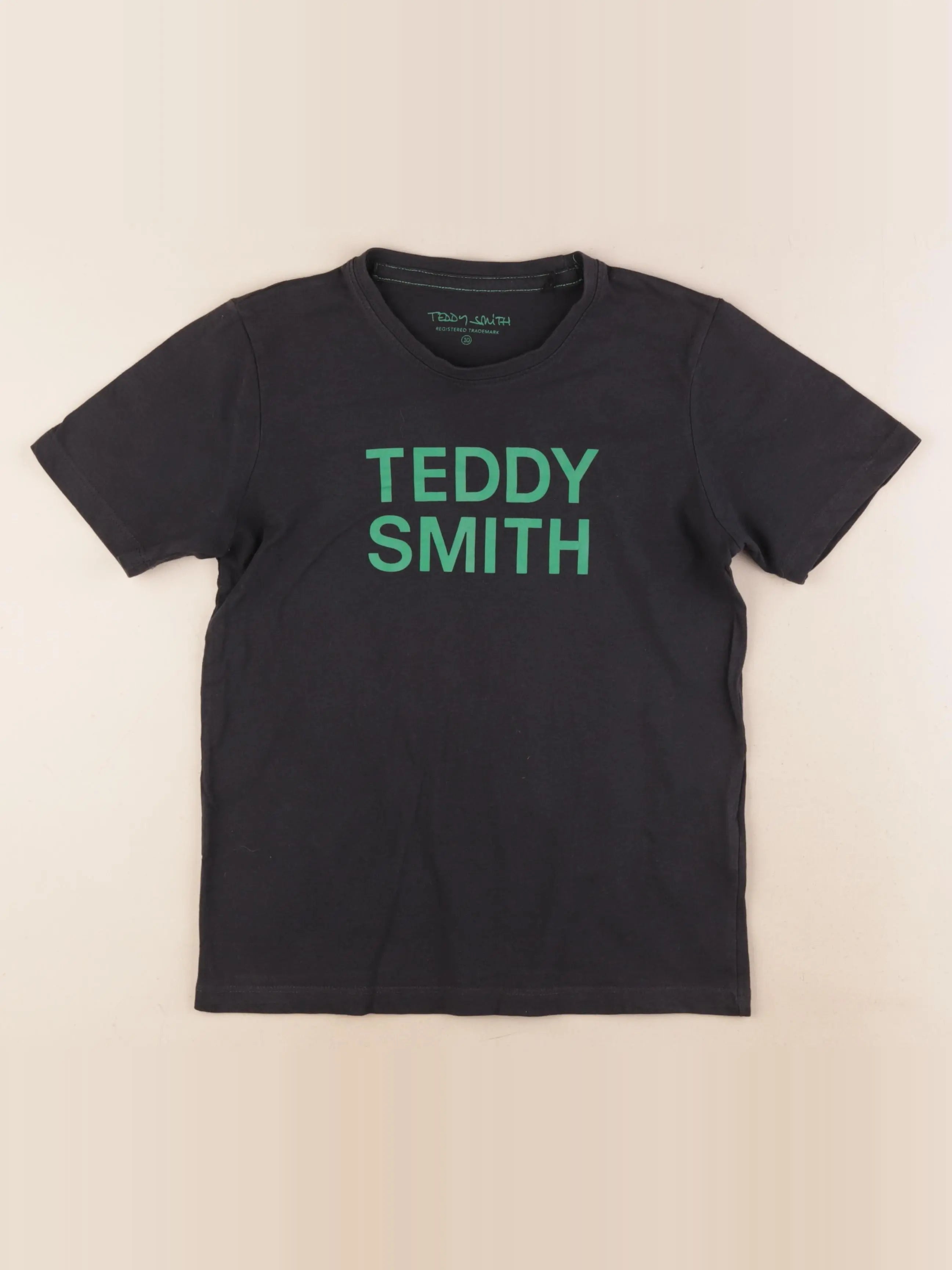 Teddy Smith - tee-shirt noir - 10 ans