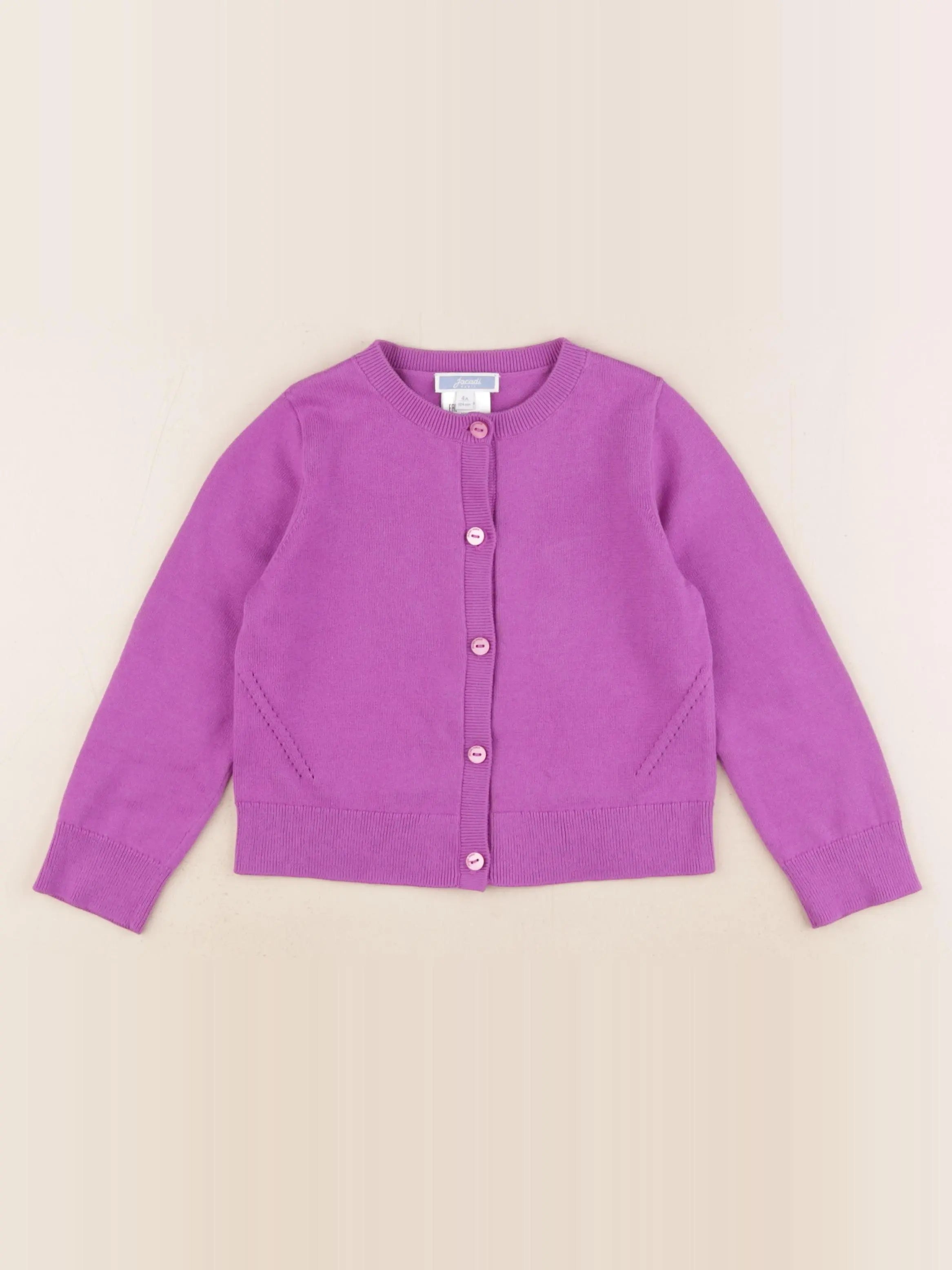 Jacadi - gilet violet - 4 ans
