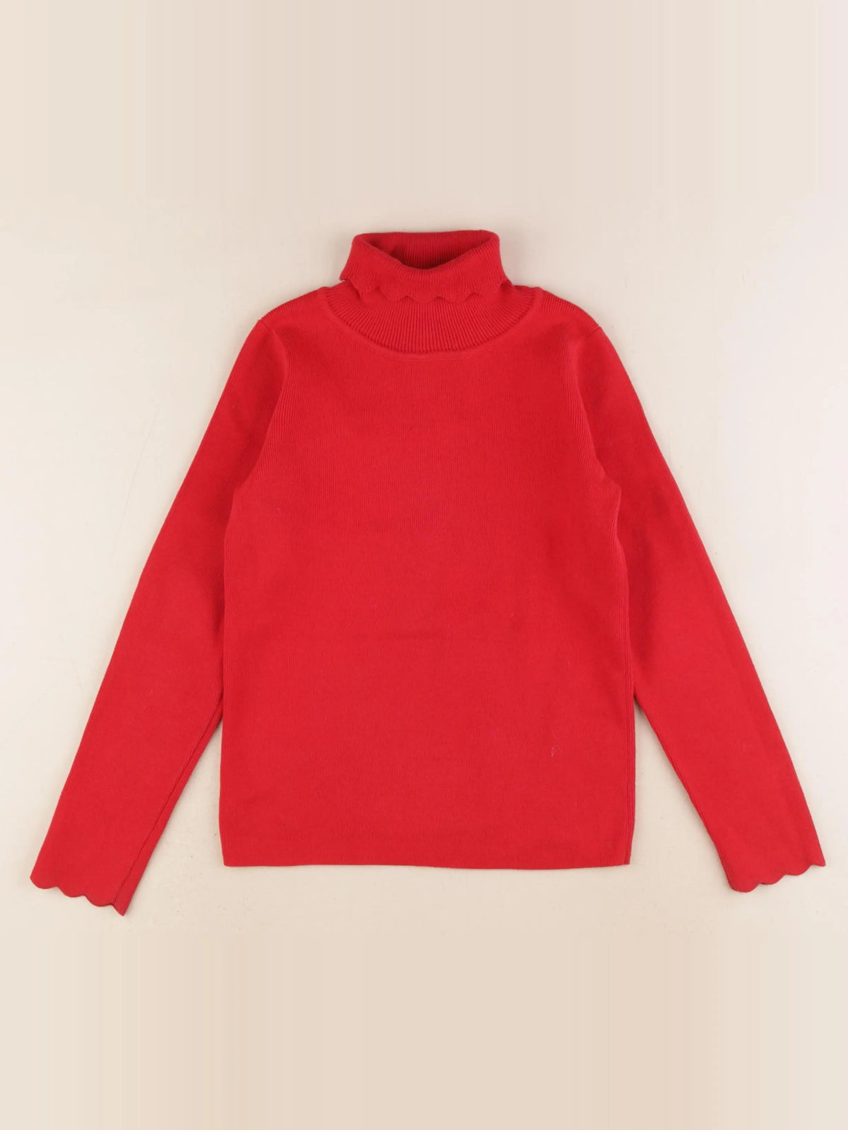 Jacadi - pull rouge - 8 ans