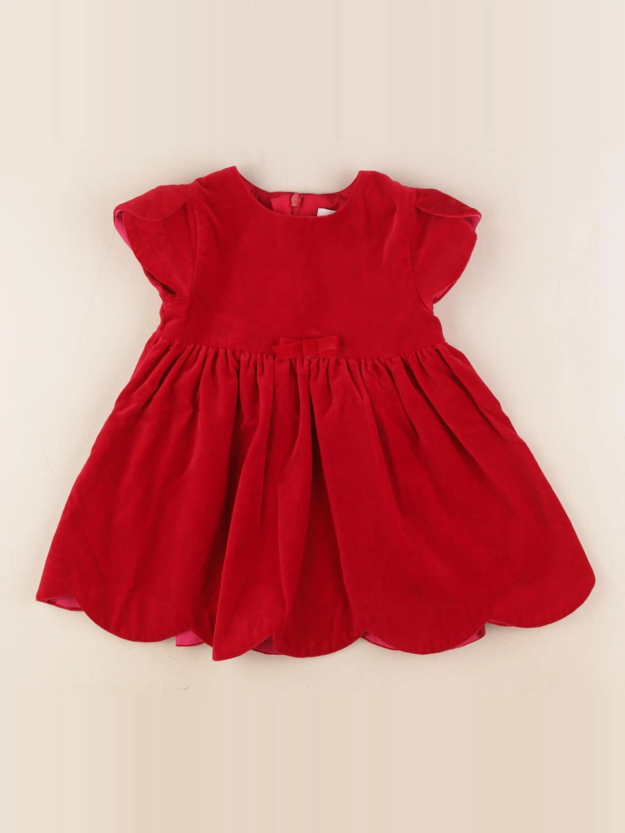 Jacadi - robe rouge - 18 mois