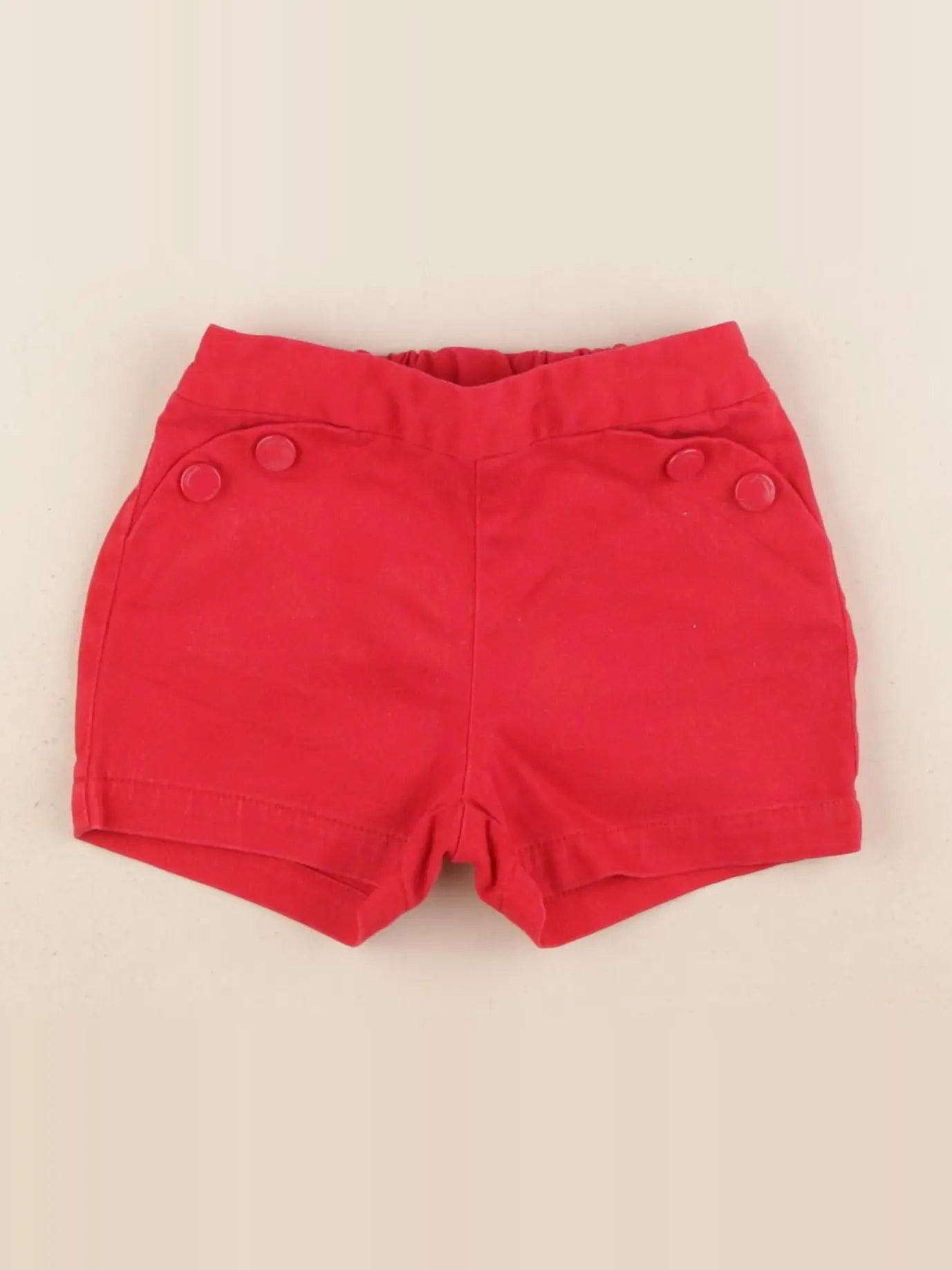 Jacadi - short rouge - 18 mois