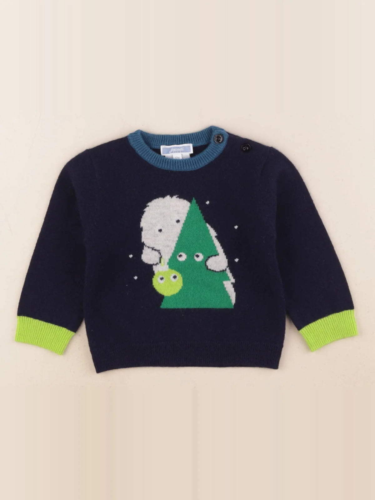 Jacadi - pull multicolore - 12 mois