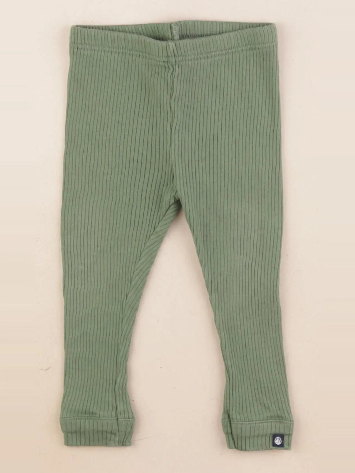 Petit Bateau - legging vert - 18 mois