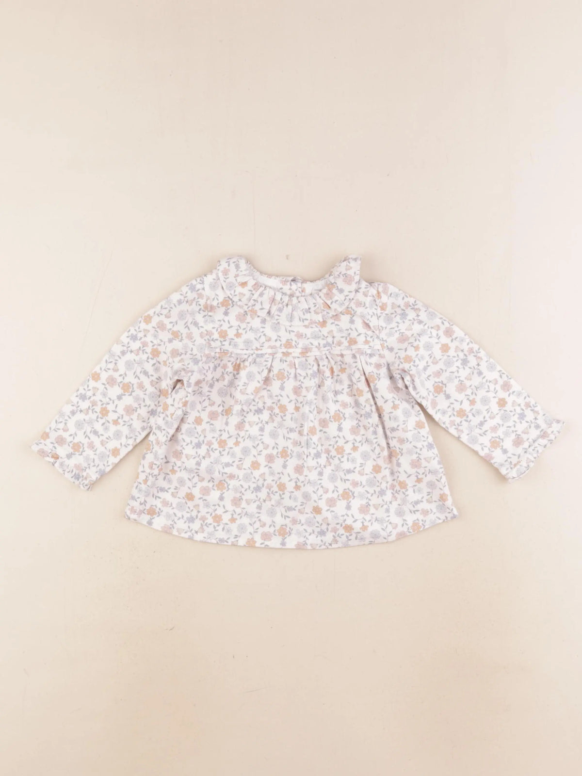 Cyrillus - blouse blanc - 9 mois