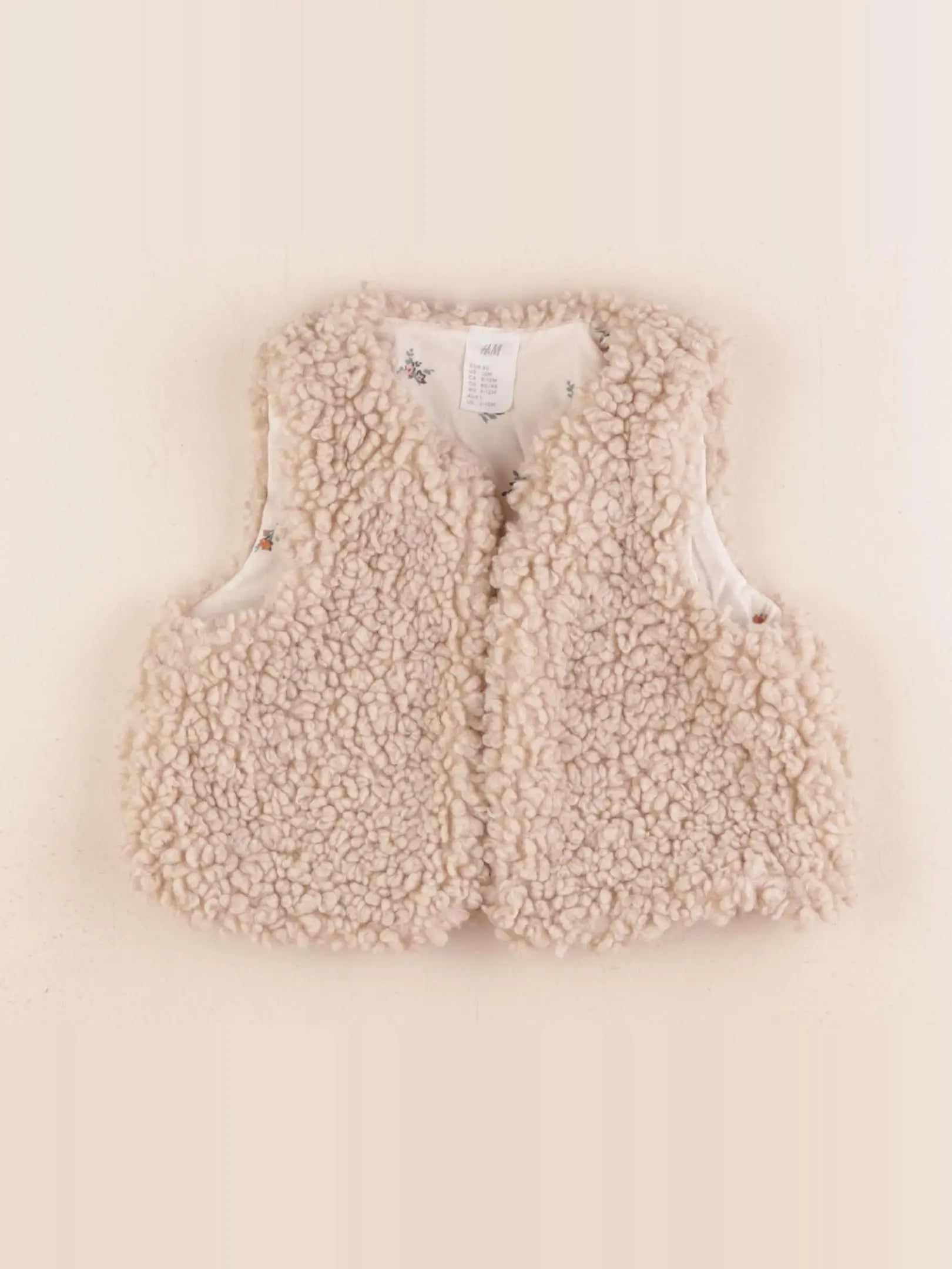H&M - gilet marron - 9/12 mois