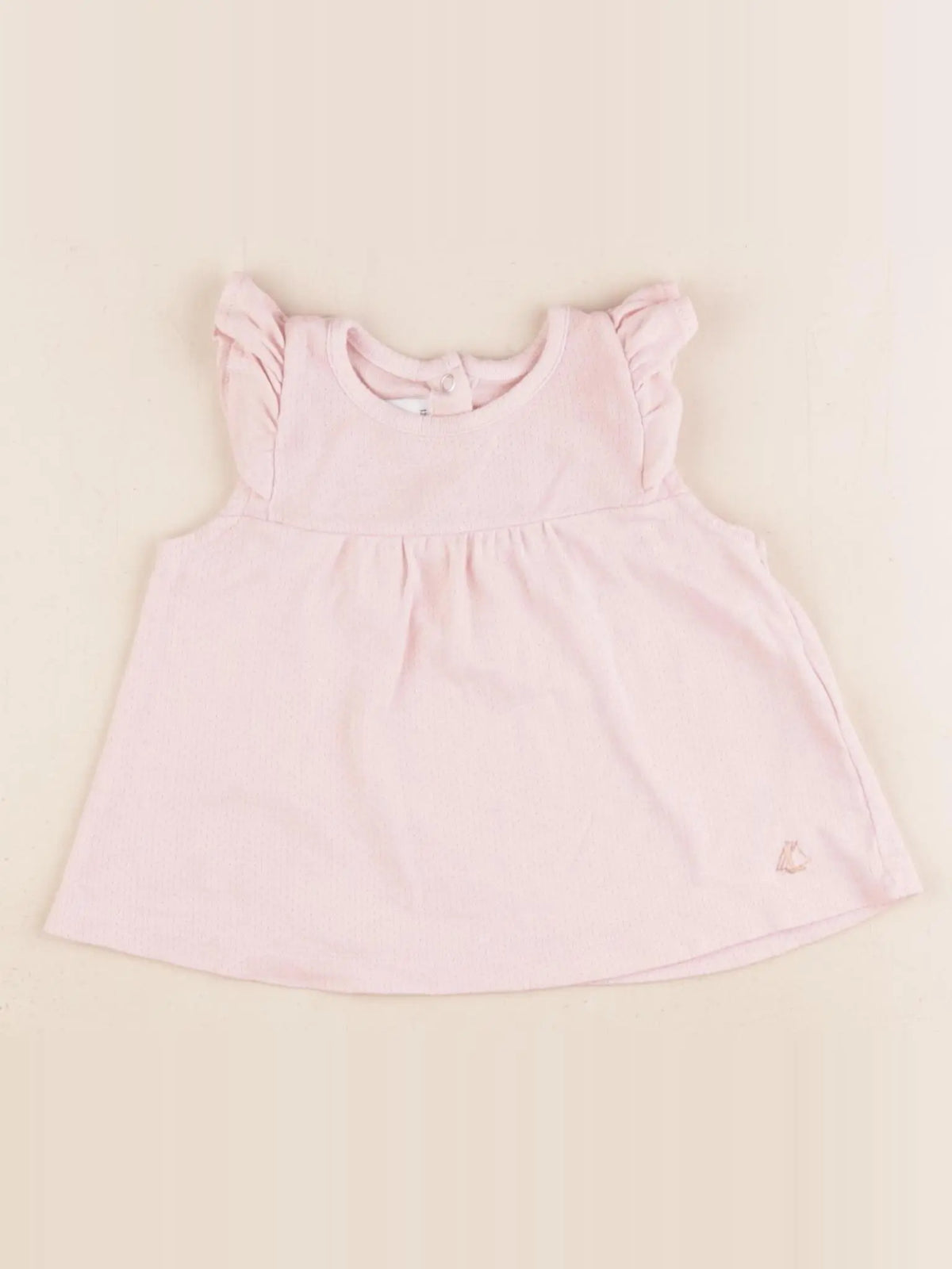 Petit Bateau - robe rose - 12 mois