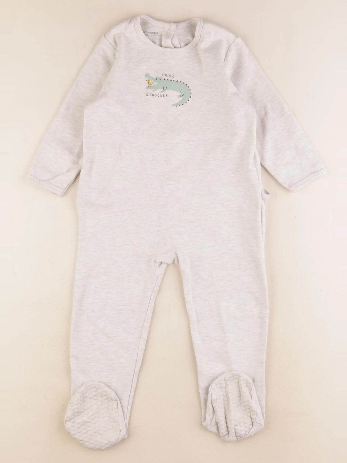 Vertbaudet - pyjama coton gris - 36 mois