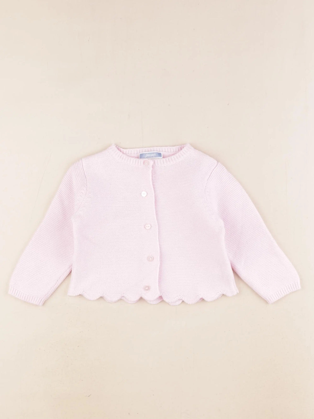 Jacadi - gilet rose - 12 mois