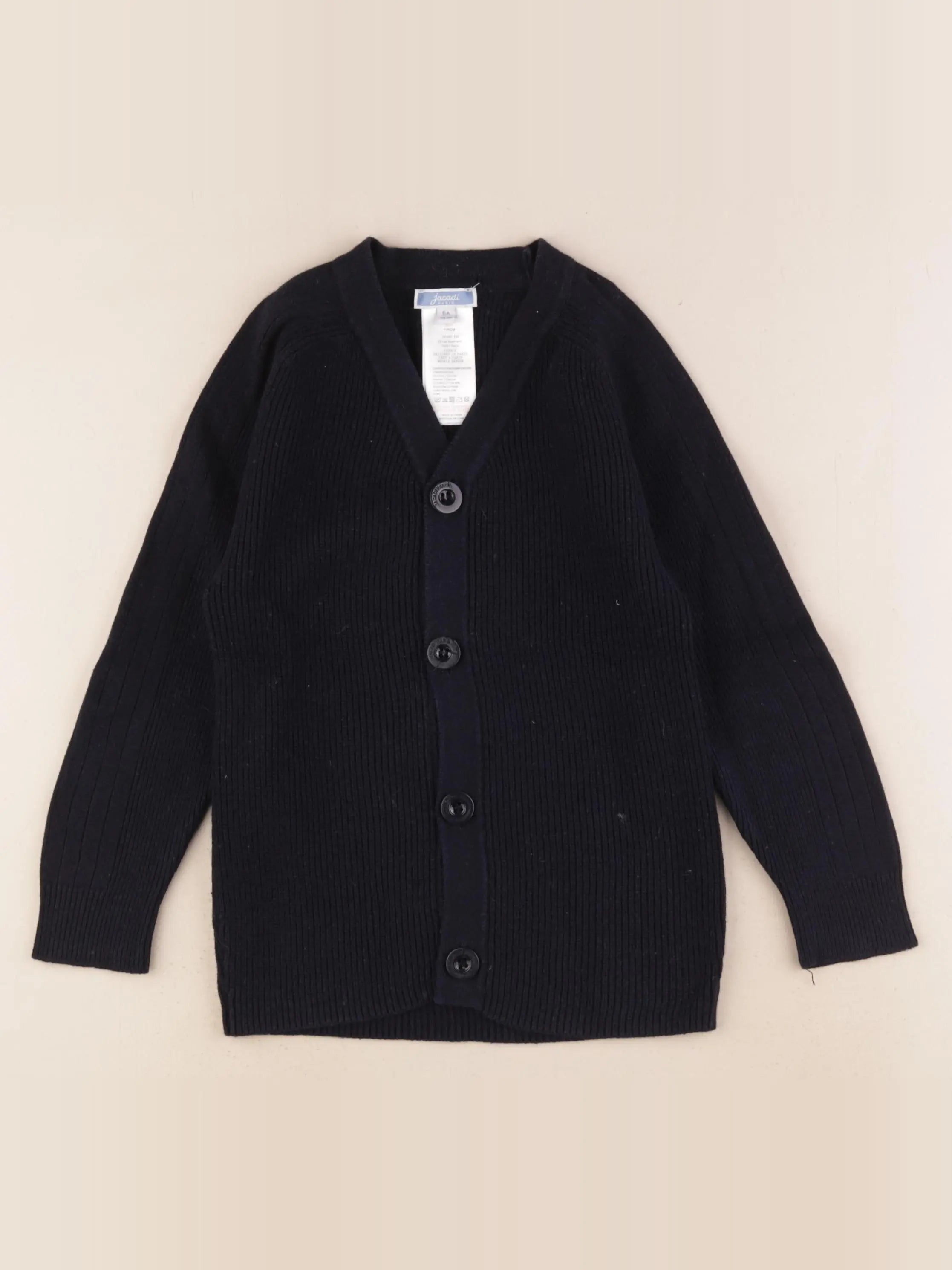 Jacadi - gilet bleu - 6 ans