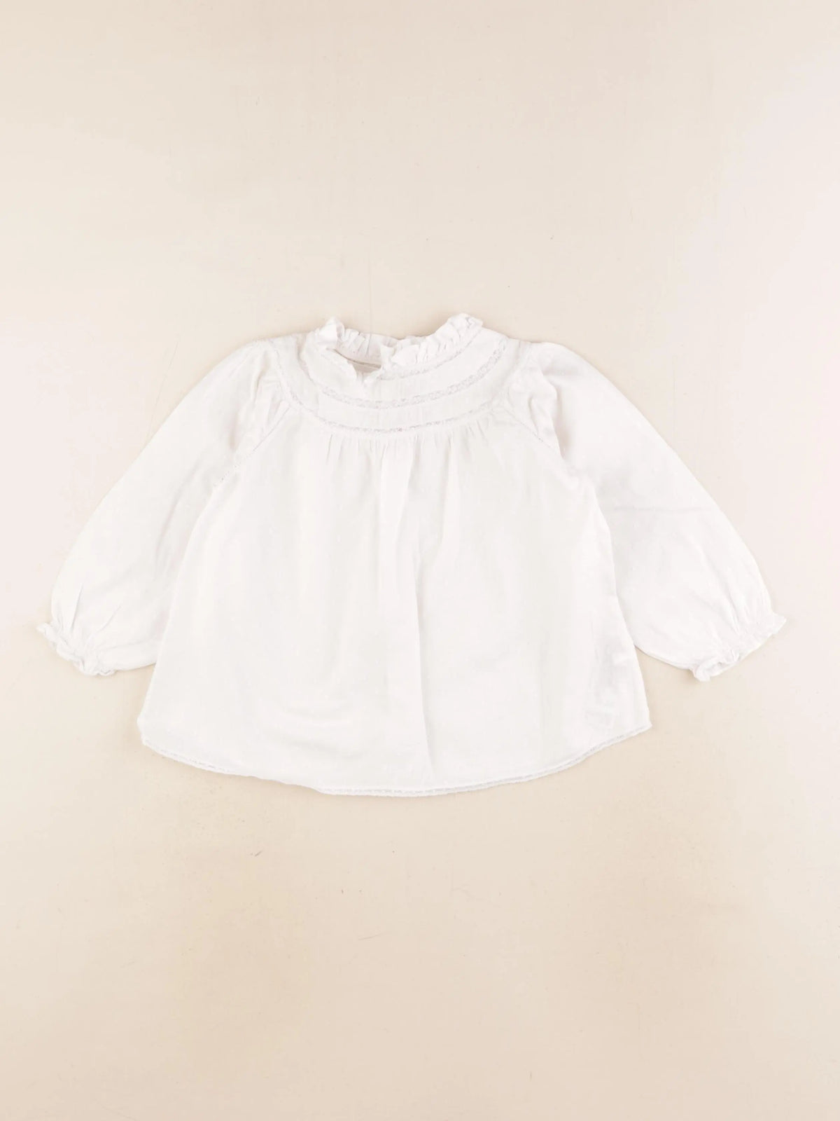 Bonpoint - blouse blanc - 3 ans