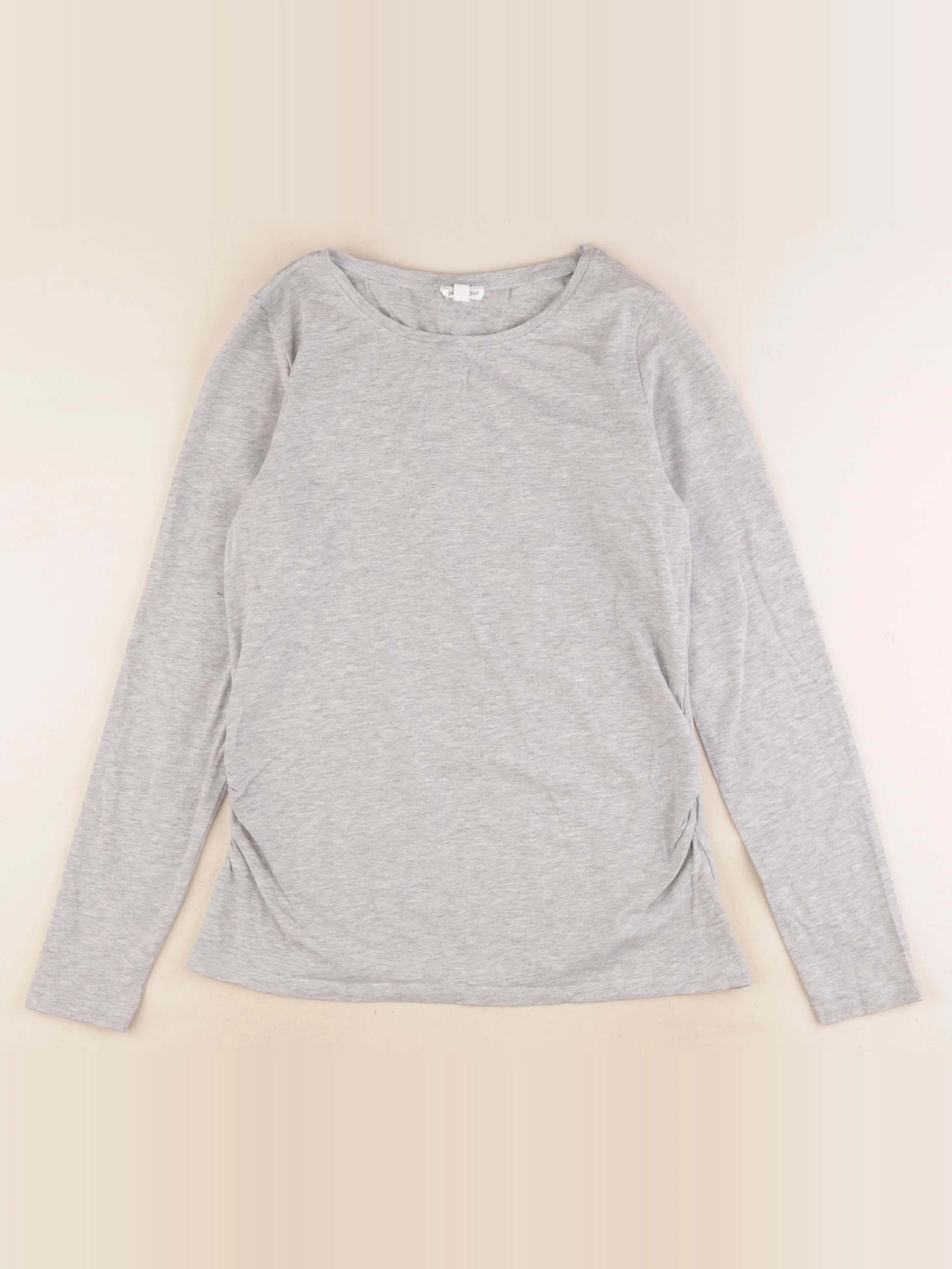 Vertbaudet - tee-shirt grossesse gris - 38 à 40