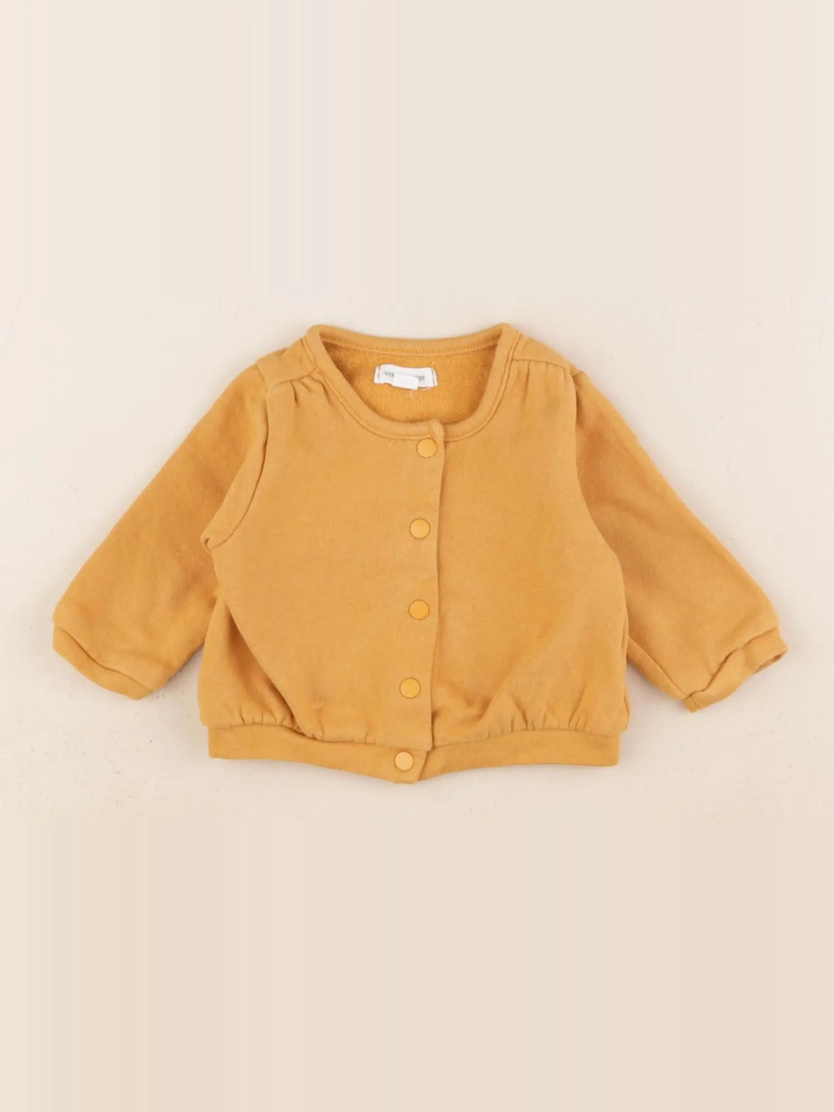 Vertbaudet - sweat orange - 3 mois