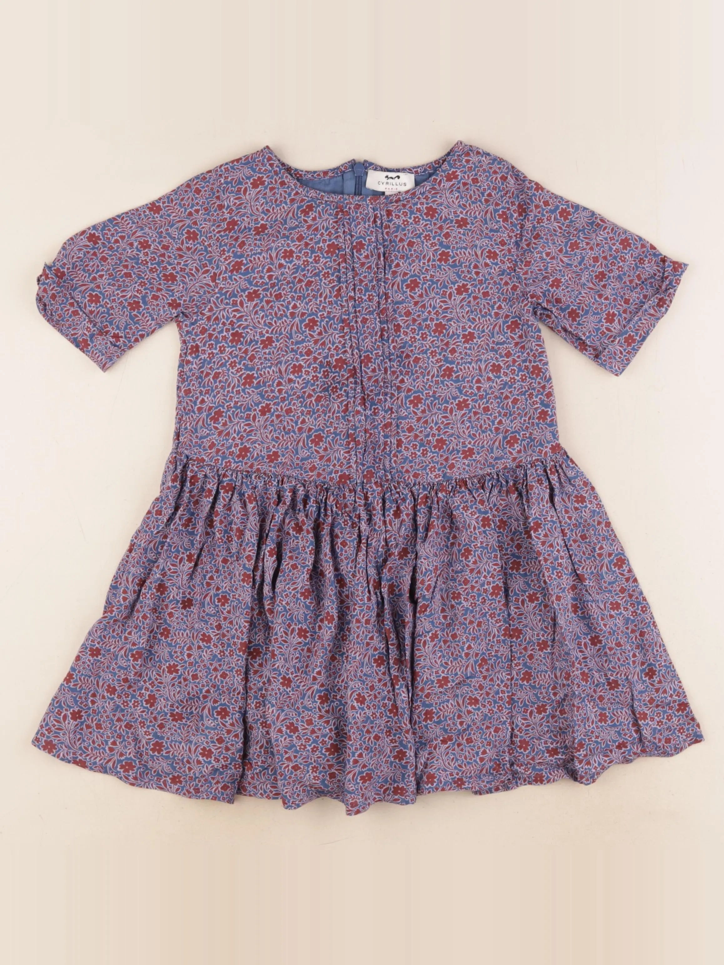 Cyrillus - robe bleu - 6 ans