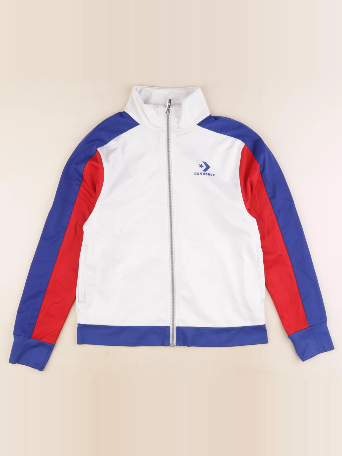 Converse - sweat bleu, blanc, rouge - 12/13 ans