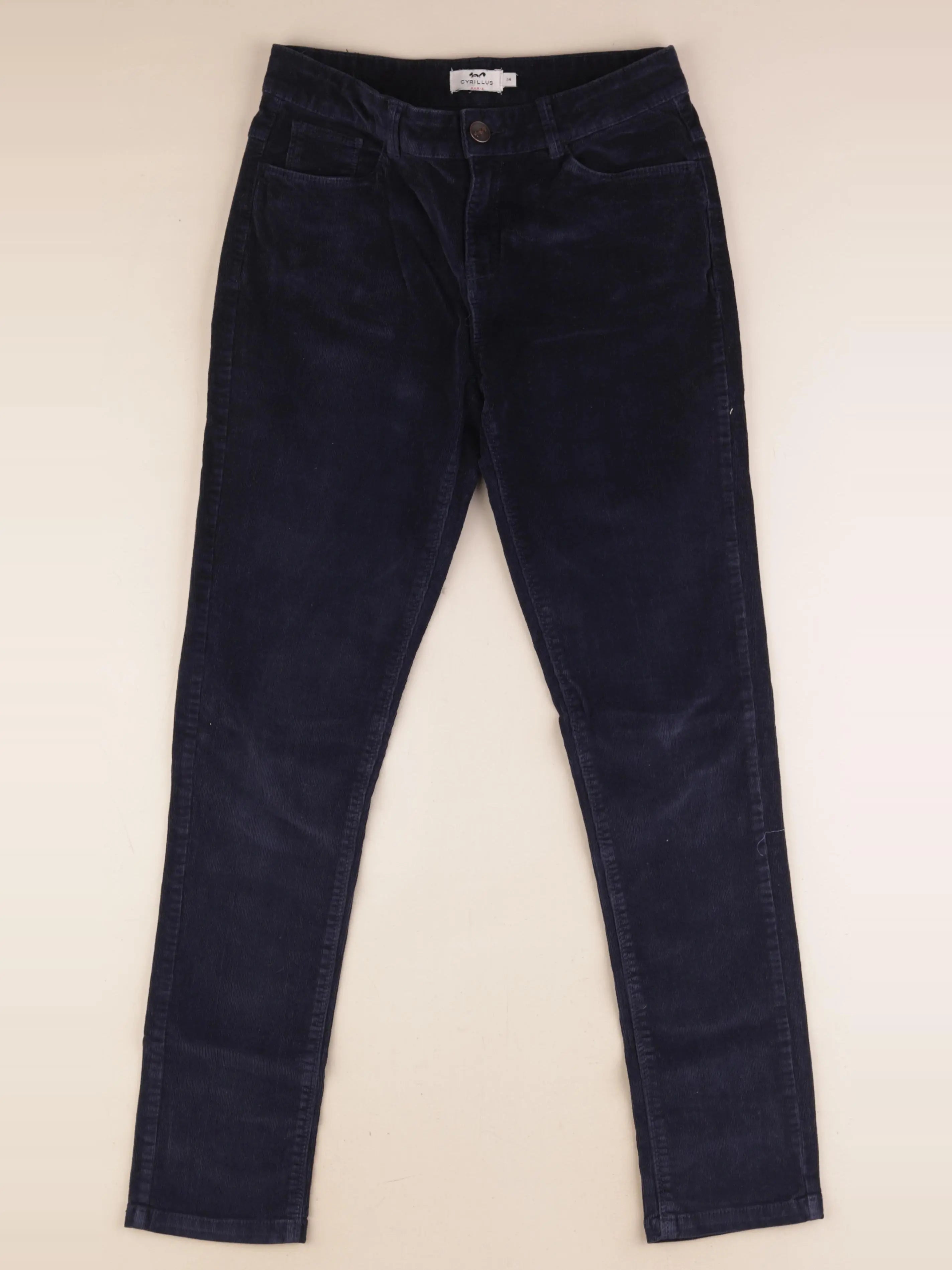 Cyrillus - pantalon bleu - 14 ans