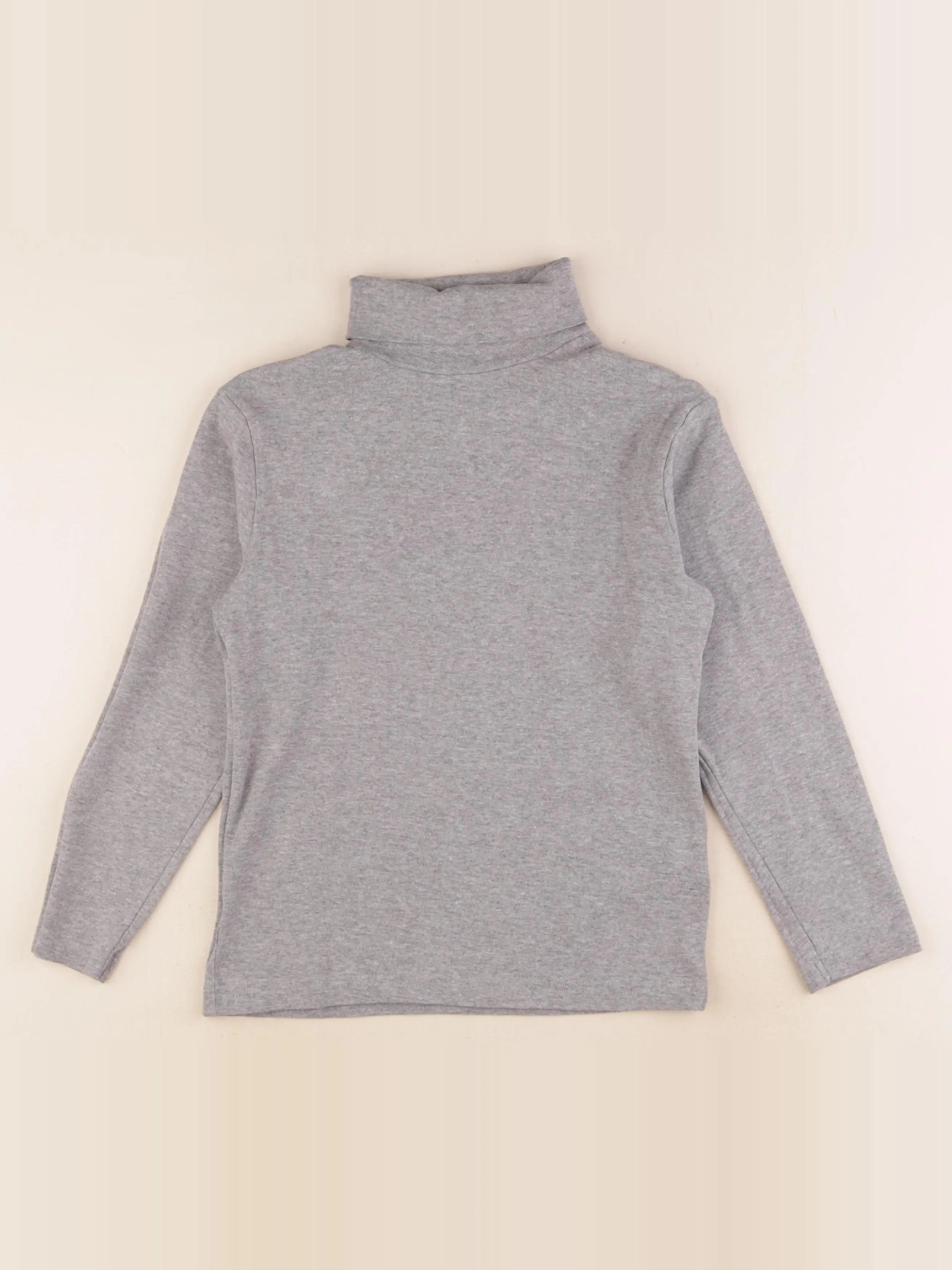 Vertbaudet - sous-pull gris - 10 ans