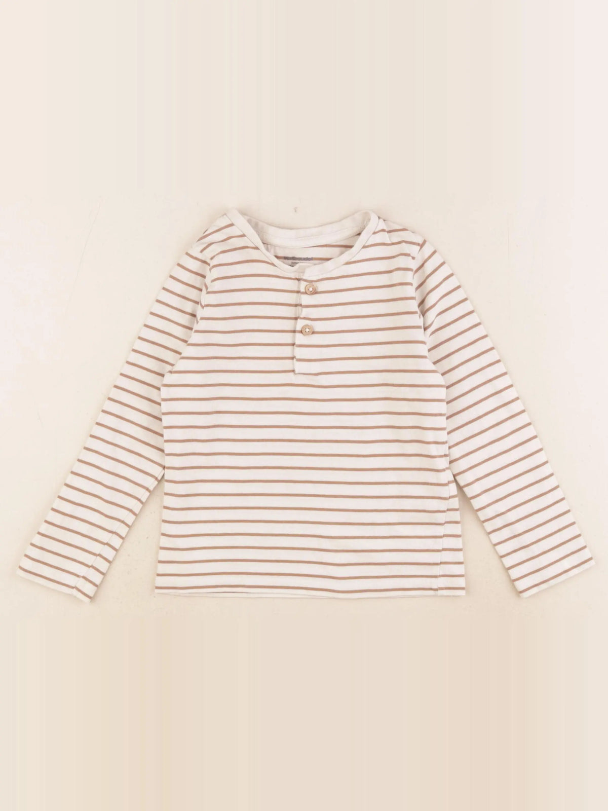 Vertbaudet - tee-shirt marron - 36 mois