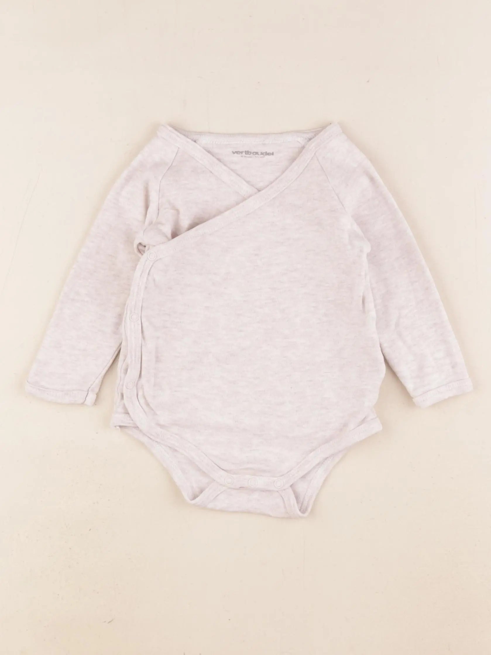 Vertbaudet - body marron - 9 mois