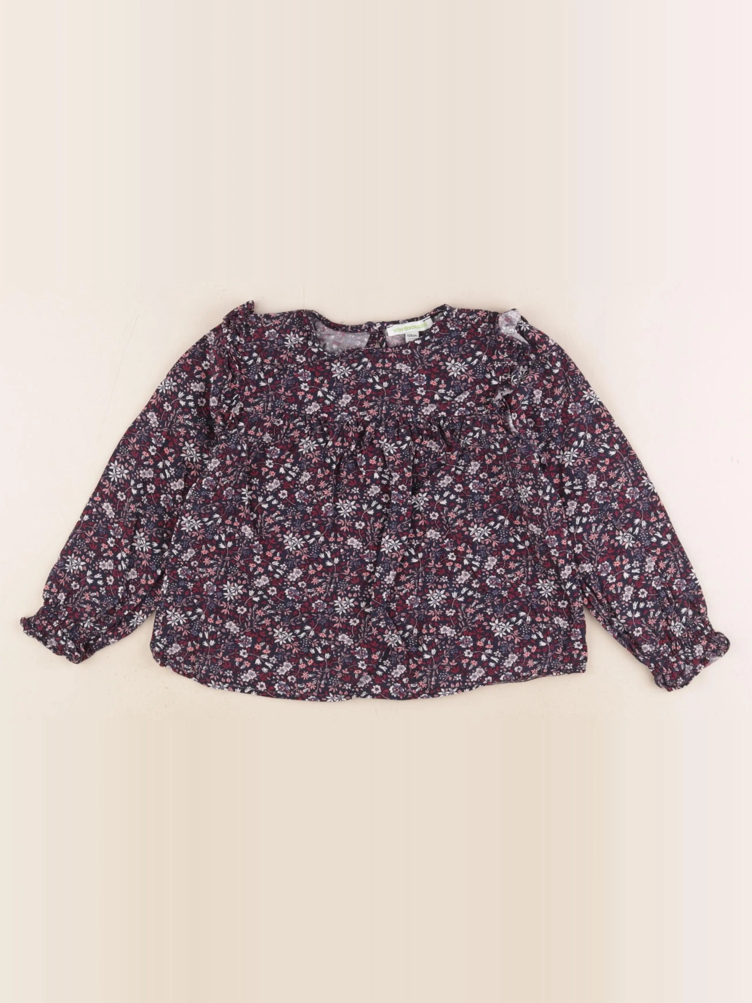 Vertbaudet - blouse multicolore - 5 ans