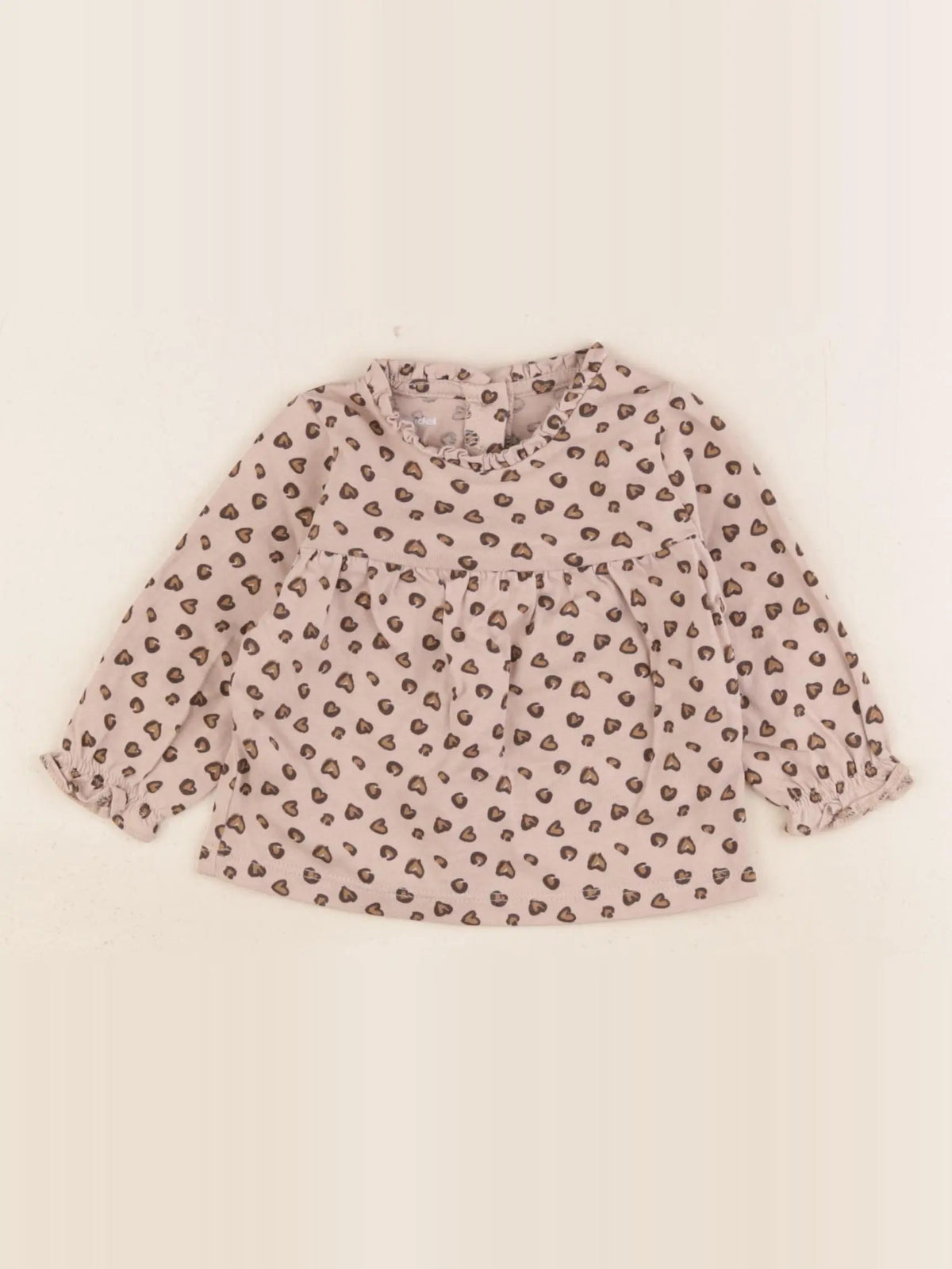 Vertbaudet - tee-shirt marron - 3 mois