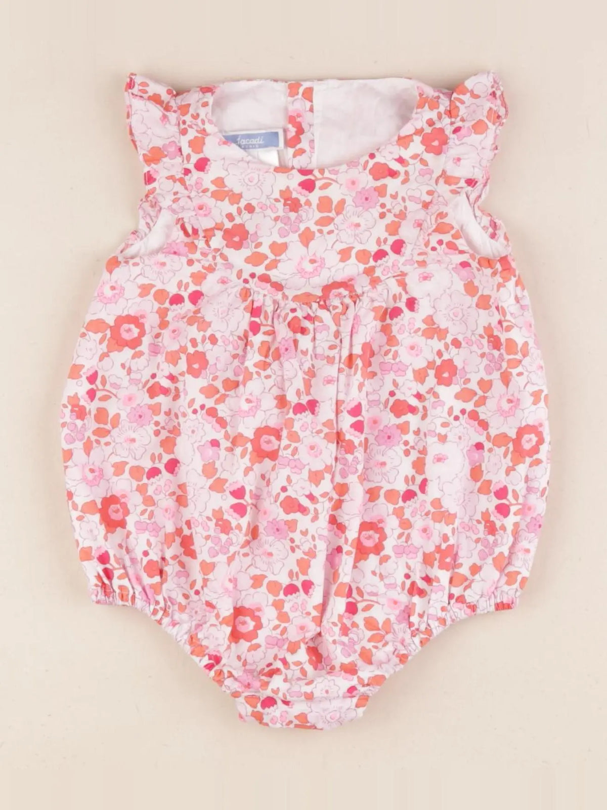 Jacadi - combinaison liberty multicolore - 6 mois