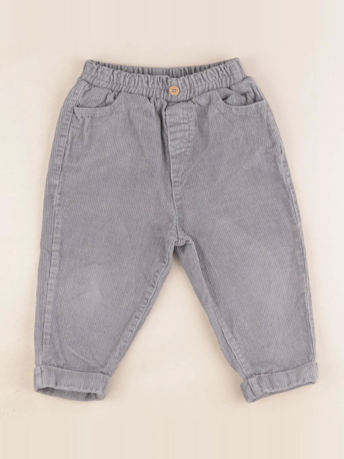 Vertbaudet - pantalon gris - 18 mois